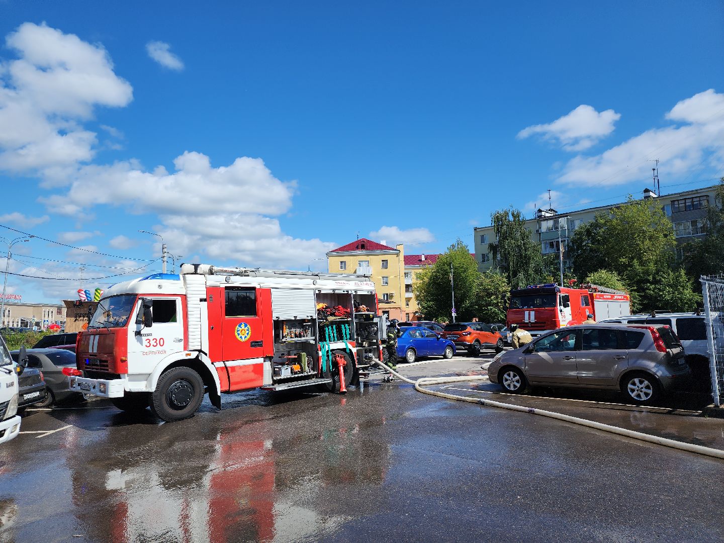 серпухов, пожар, мчс,