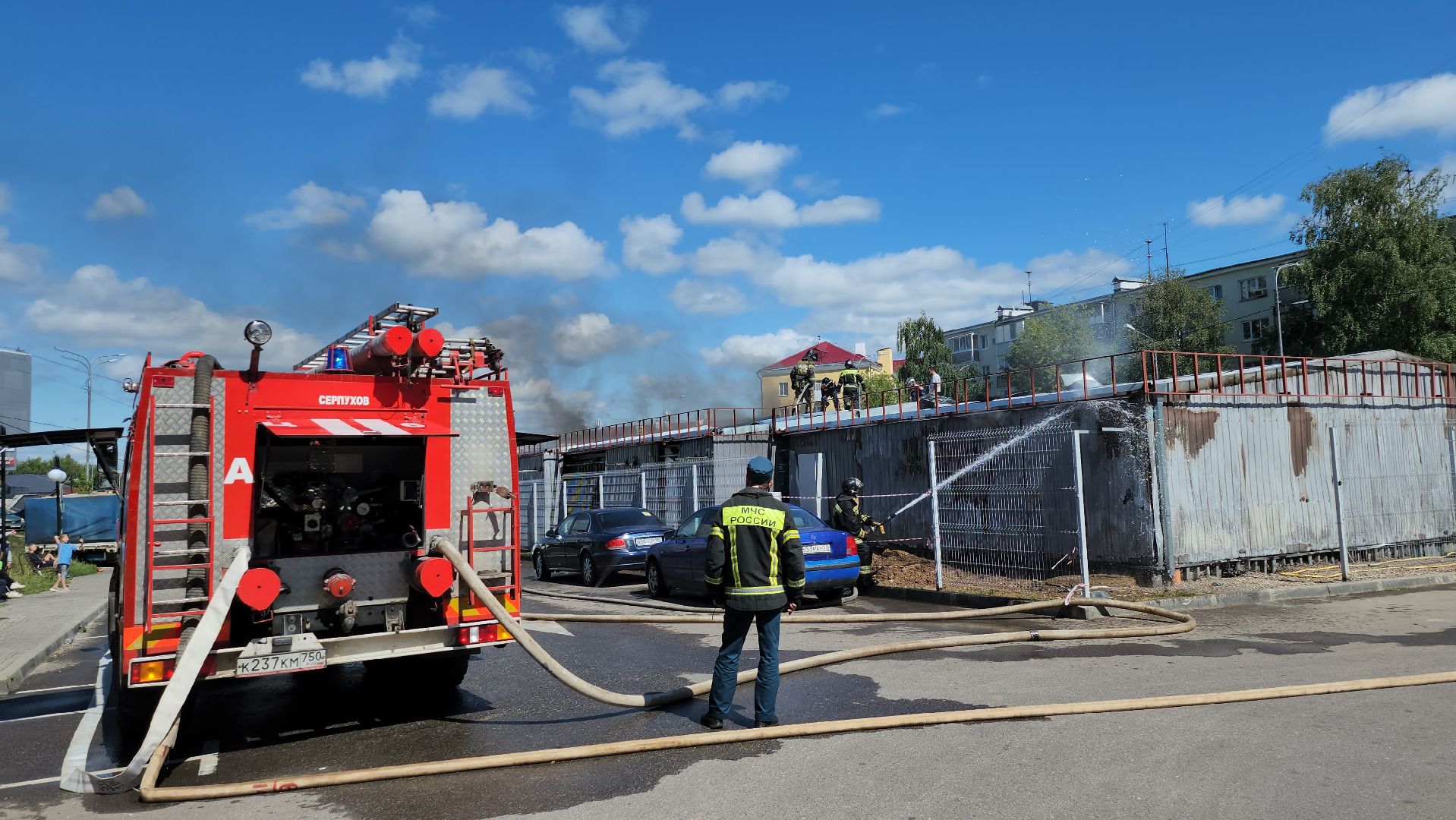 серпухов, пожар, мчс,