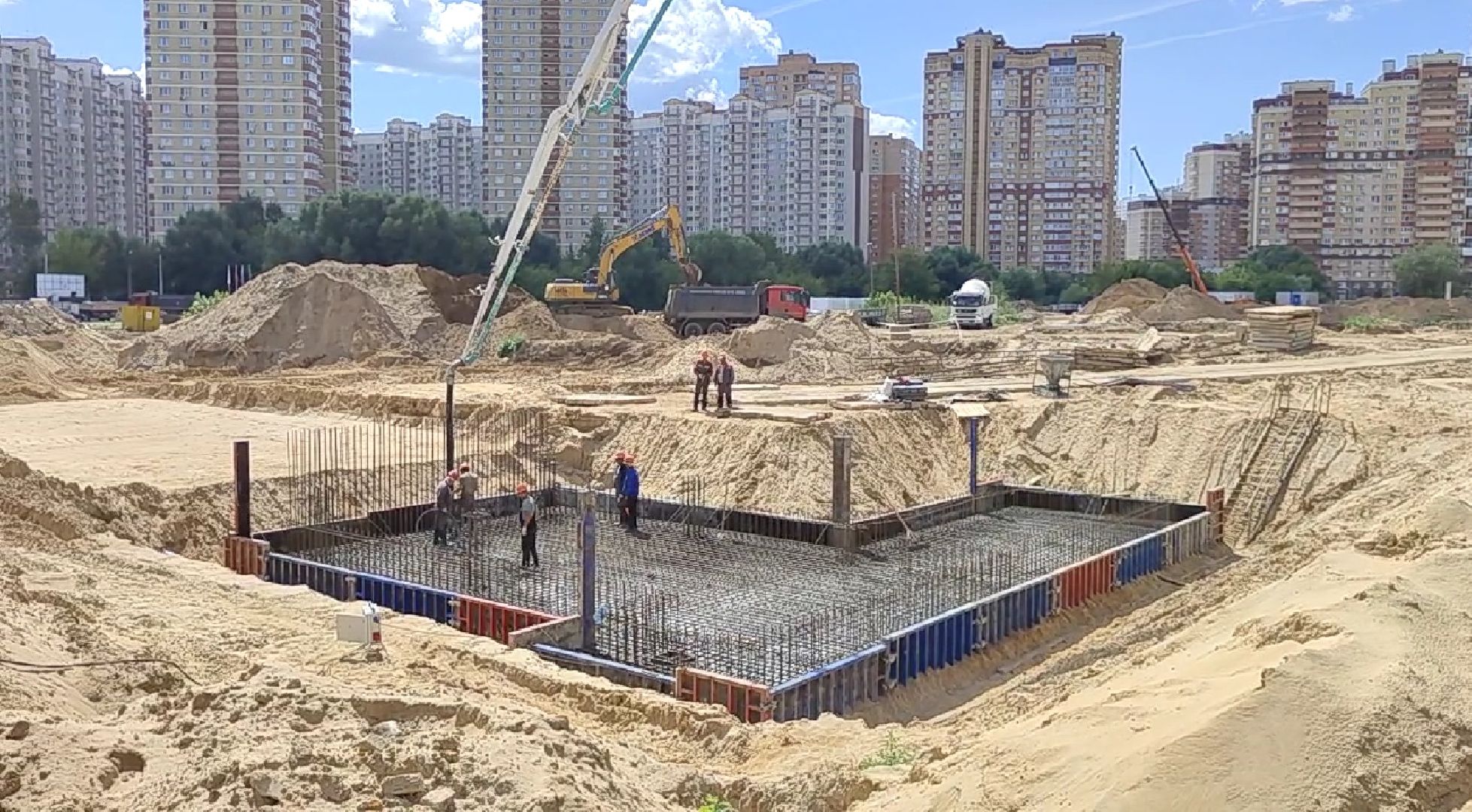 вок, строительство школы, социальный объект,