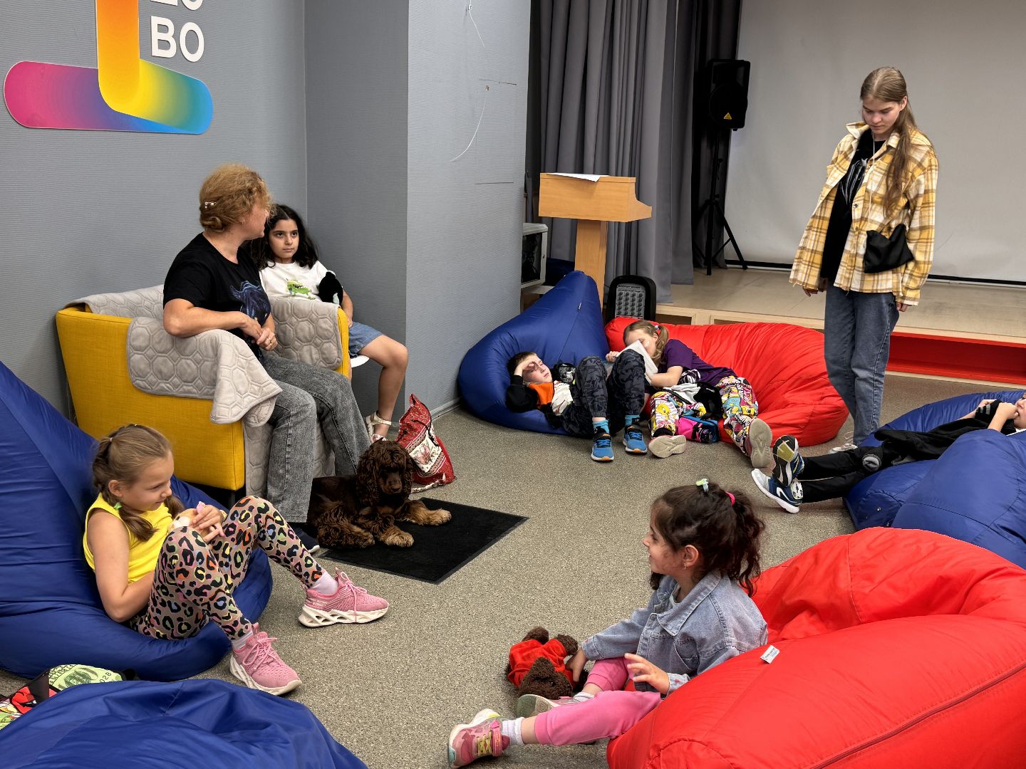 Пушистый вторник, Чтение собаке, Одинцово, Библиотека,