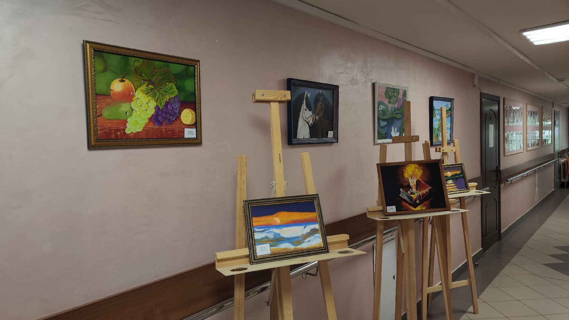 ивантеевка, пушкинский, экспозиция, картины, инвалид, художественная выставка, реабилитационный центр,