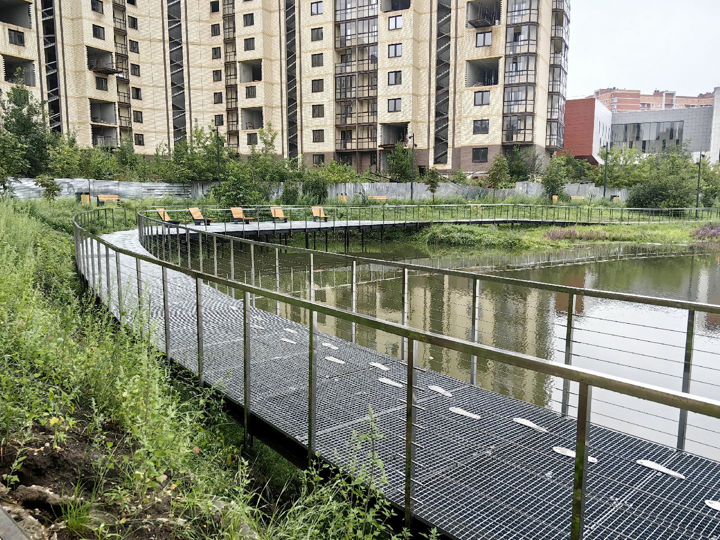 благоуйстройство, озеро, Формирование комфортной городской среды, амфитеатр, щёлково,