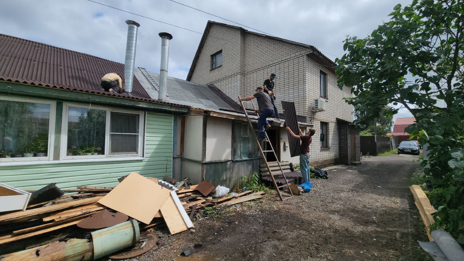 красногорск, сво, ремонт крыши,