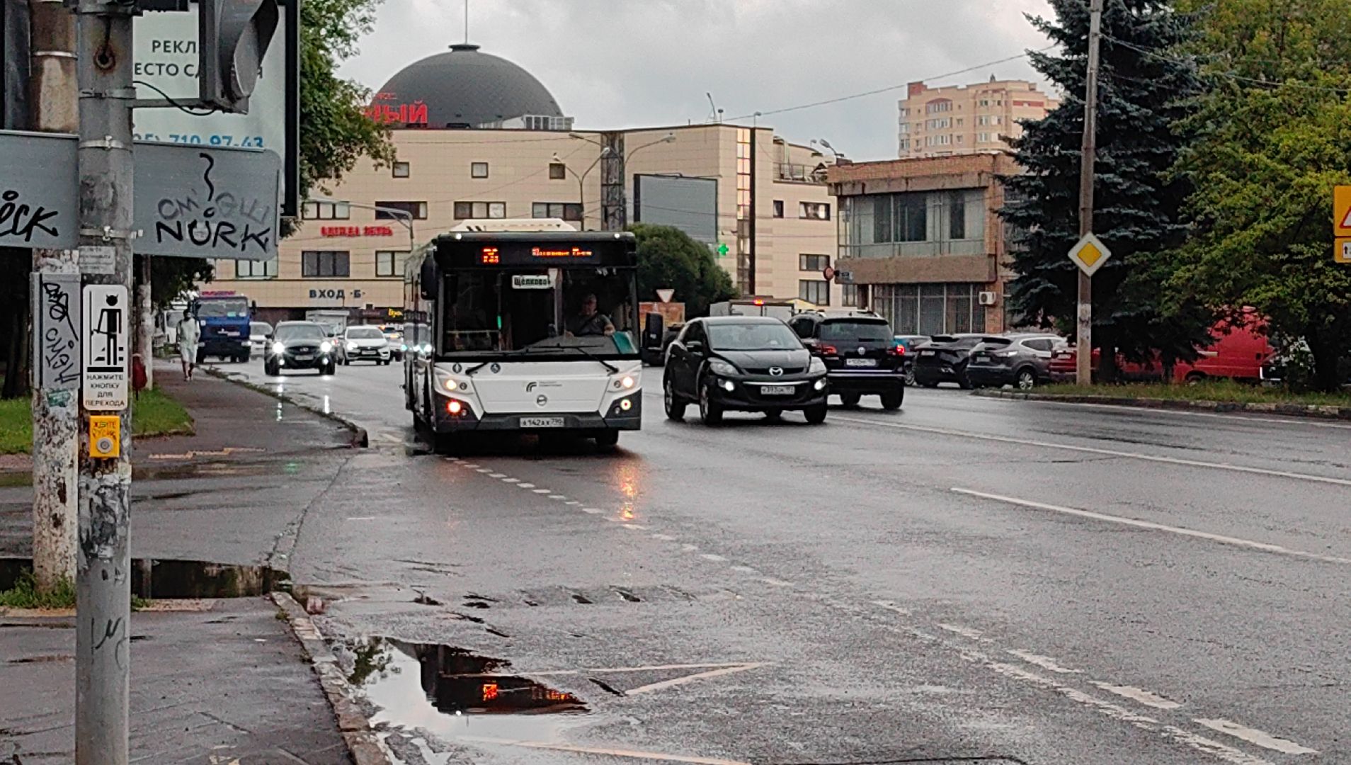 автобус, маршрут, рейс, лиаз, щёлково, транспорт,