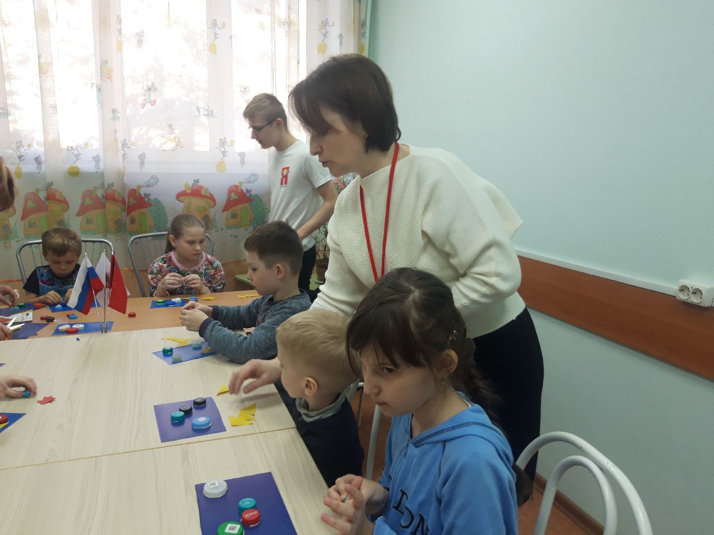 волонтеры, дети,