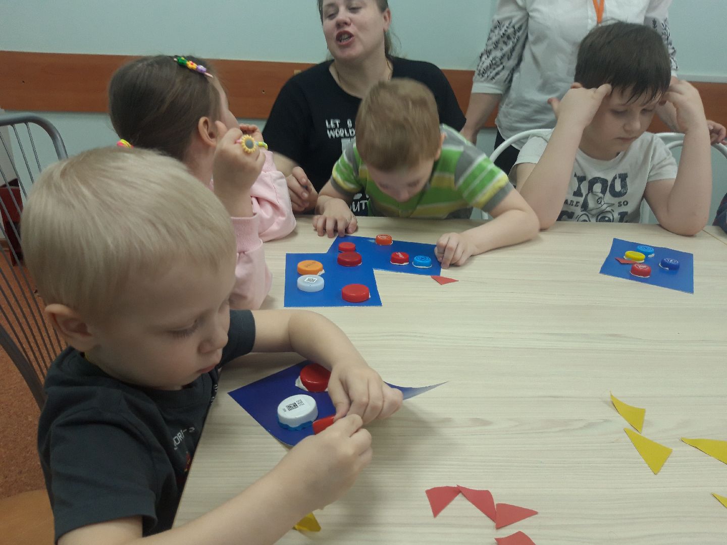 волонтеры, дети,