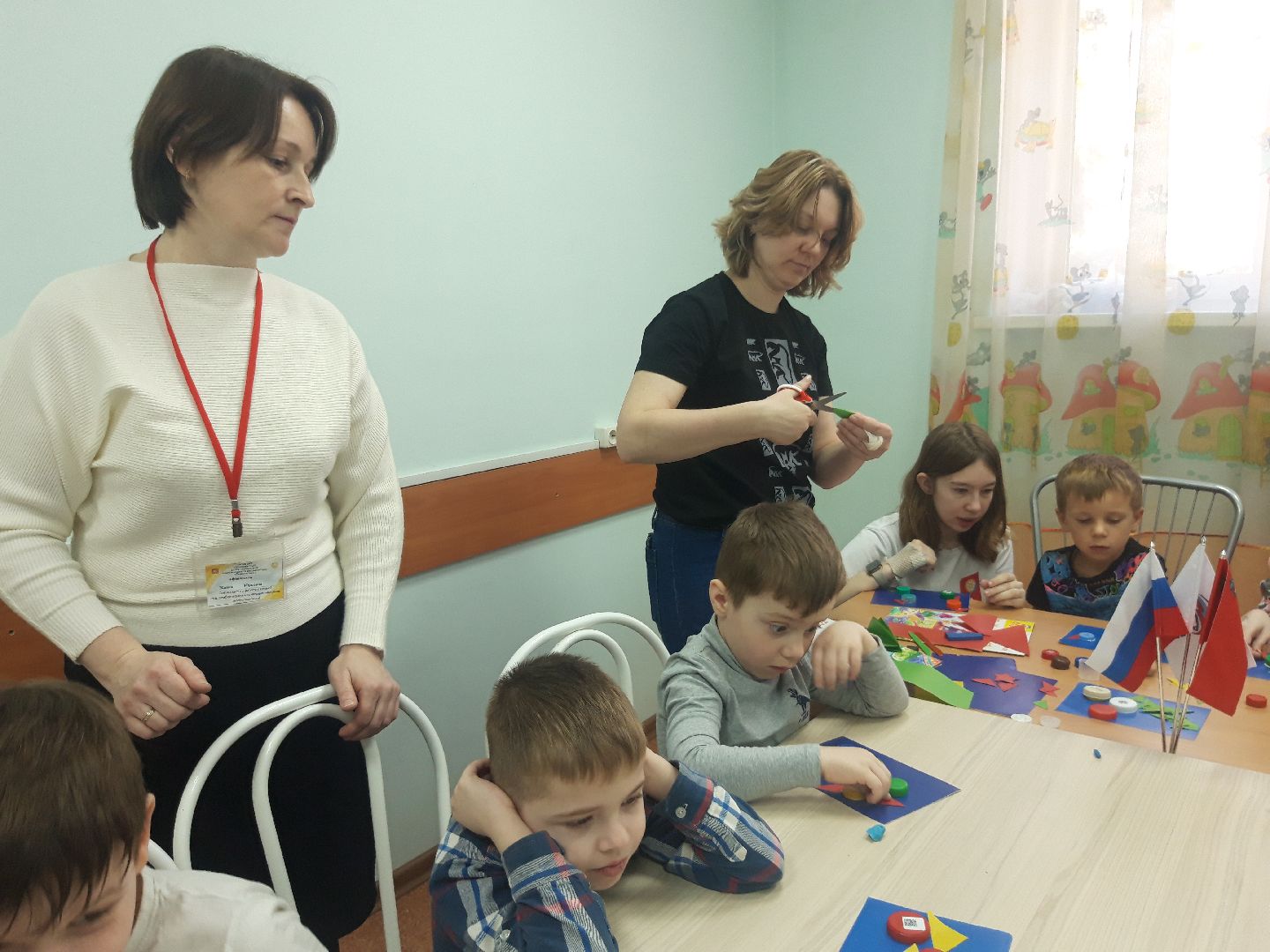 волонтеры, дети,