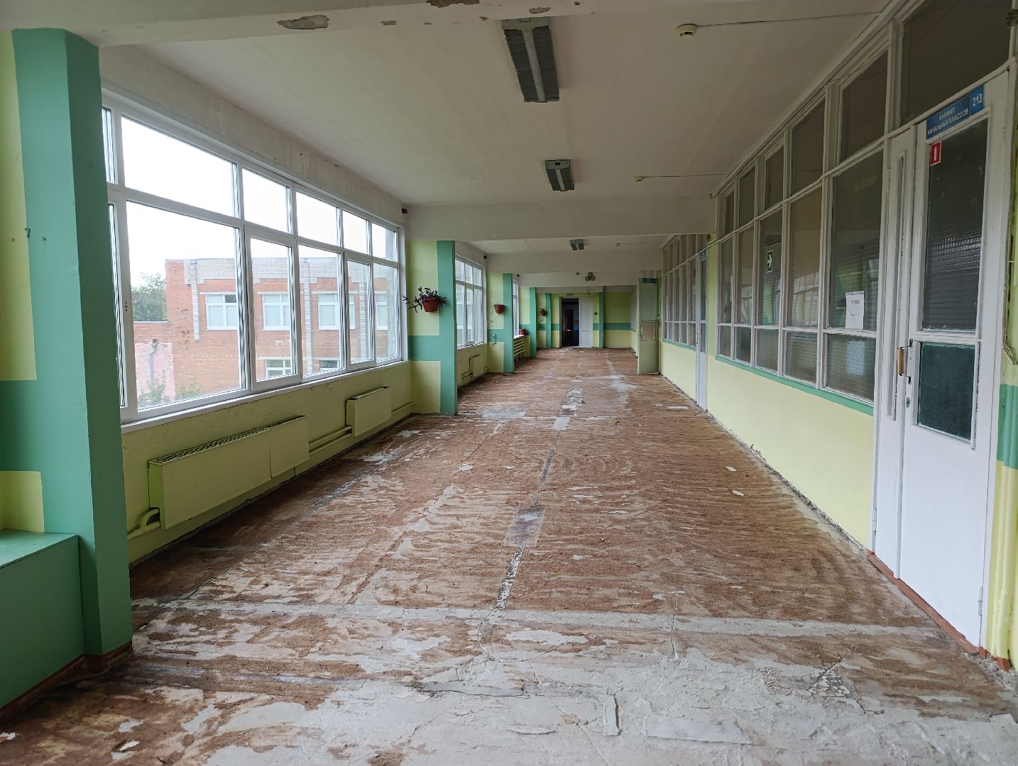 Бронницы, Подготовка школы к учебному году, Ремонт школы Тимофеева, Ремонт школы в Бронницах,