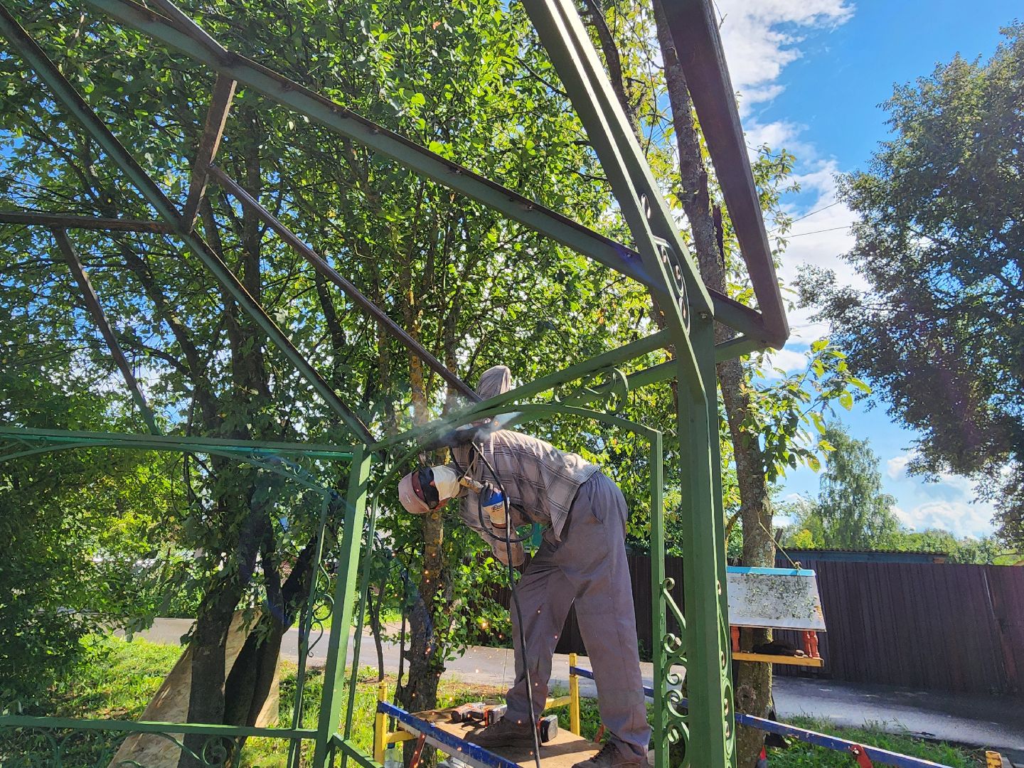 волоколамск, Спасс, беседка,