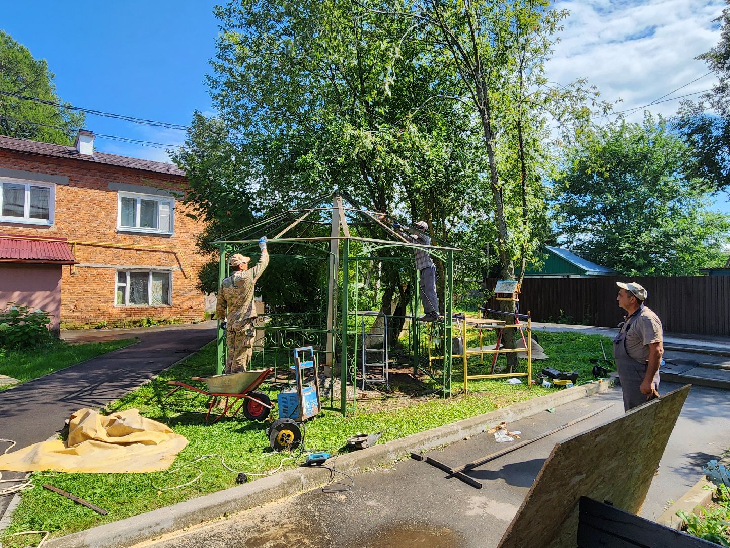 волоколамск, Спасс, беседка,