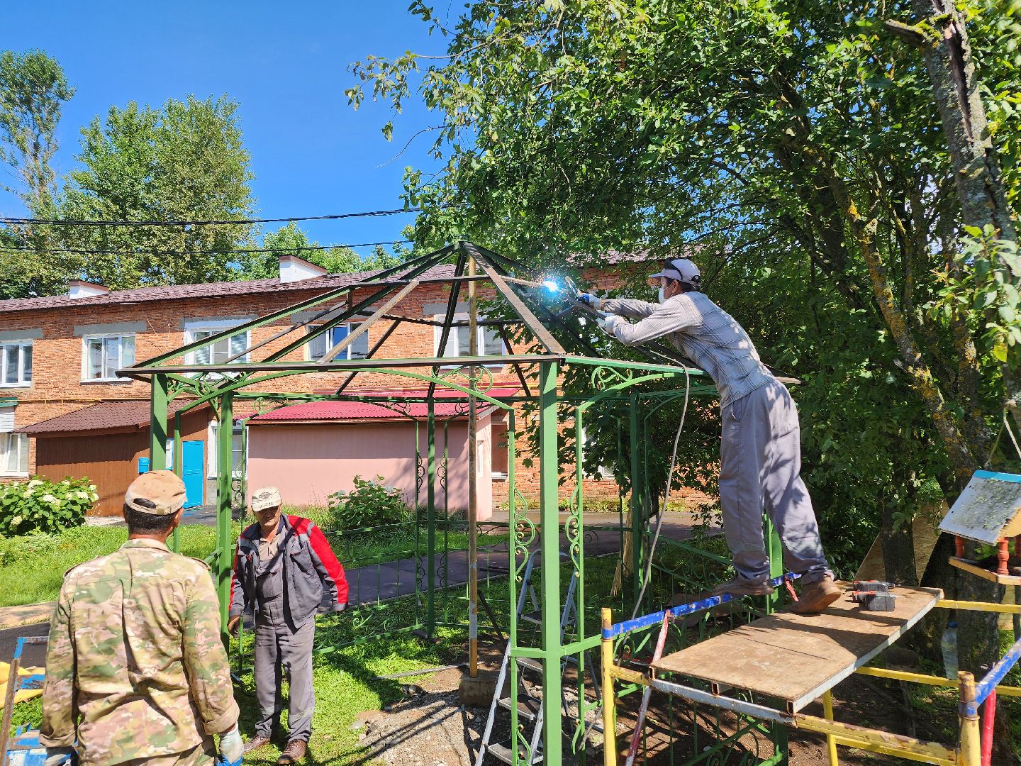 волоколамск, Спасс, беседка,