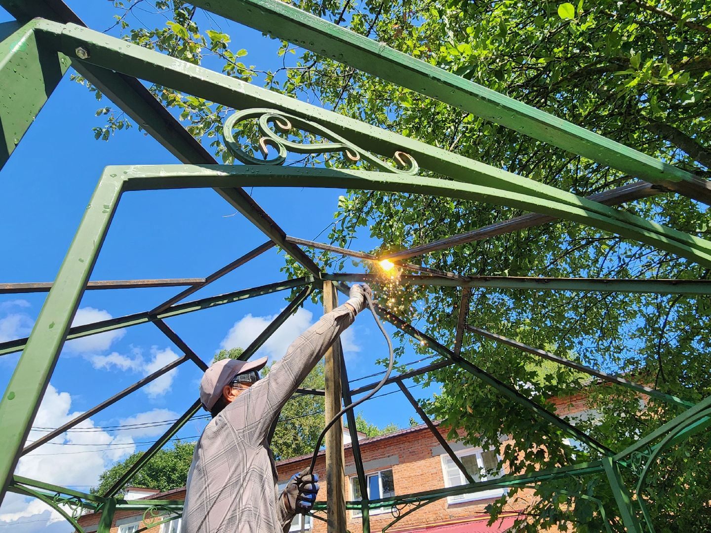 волоколамск, Спасс, беседка,