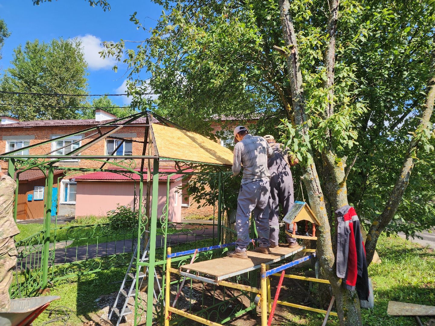 волоколамск, Спасс, беседка,