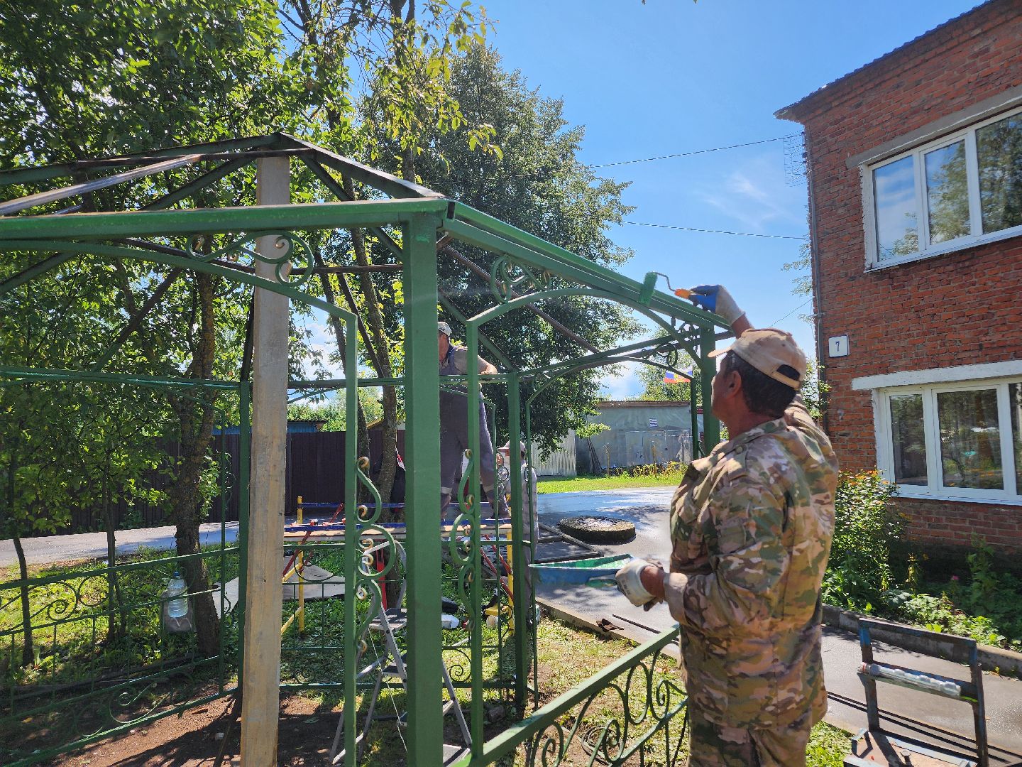 волоколамск, Спасс, беседка,