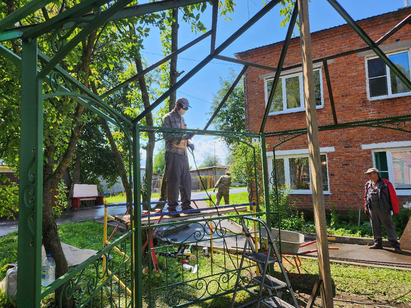 волоколамск, Спасс, беседка,