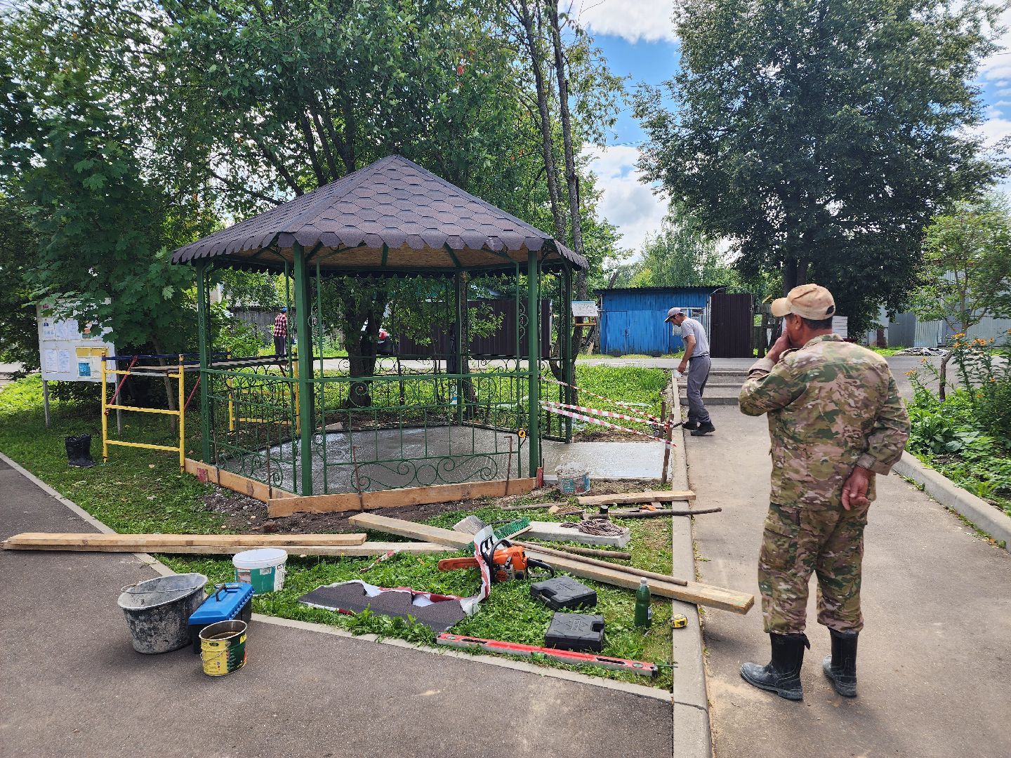 волоколамск, Спасс, беседка,