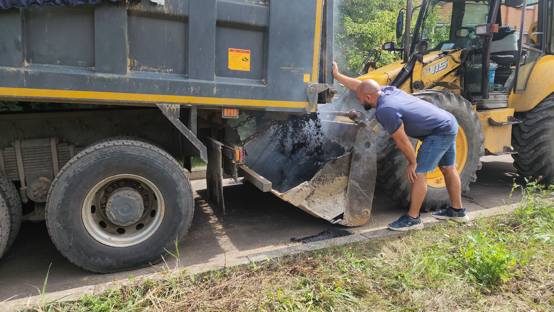 Егорьевск, благоустройство, детские игровые площадки, дети, игры, стройка, асфальт,
