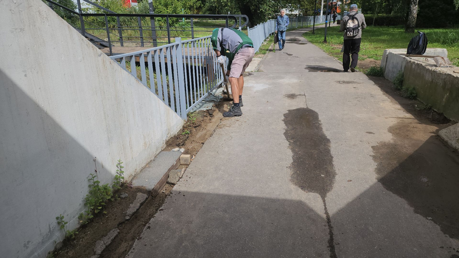 долгопрудный, благоустройство, МЦД Хлебниково, ливневка, переход, тоннель,