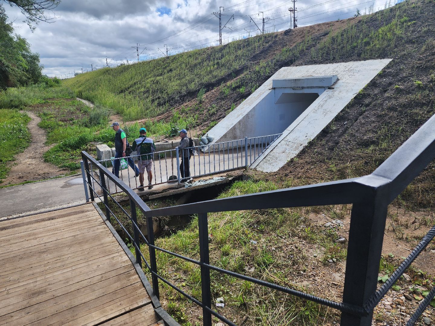 долгопрудный, благоустройство, МЦД Хлебниково, ливневка, переход, тоннель,