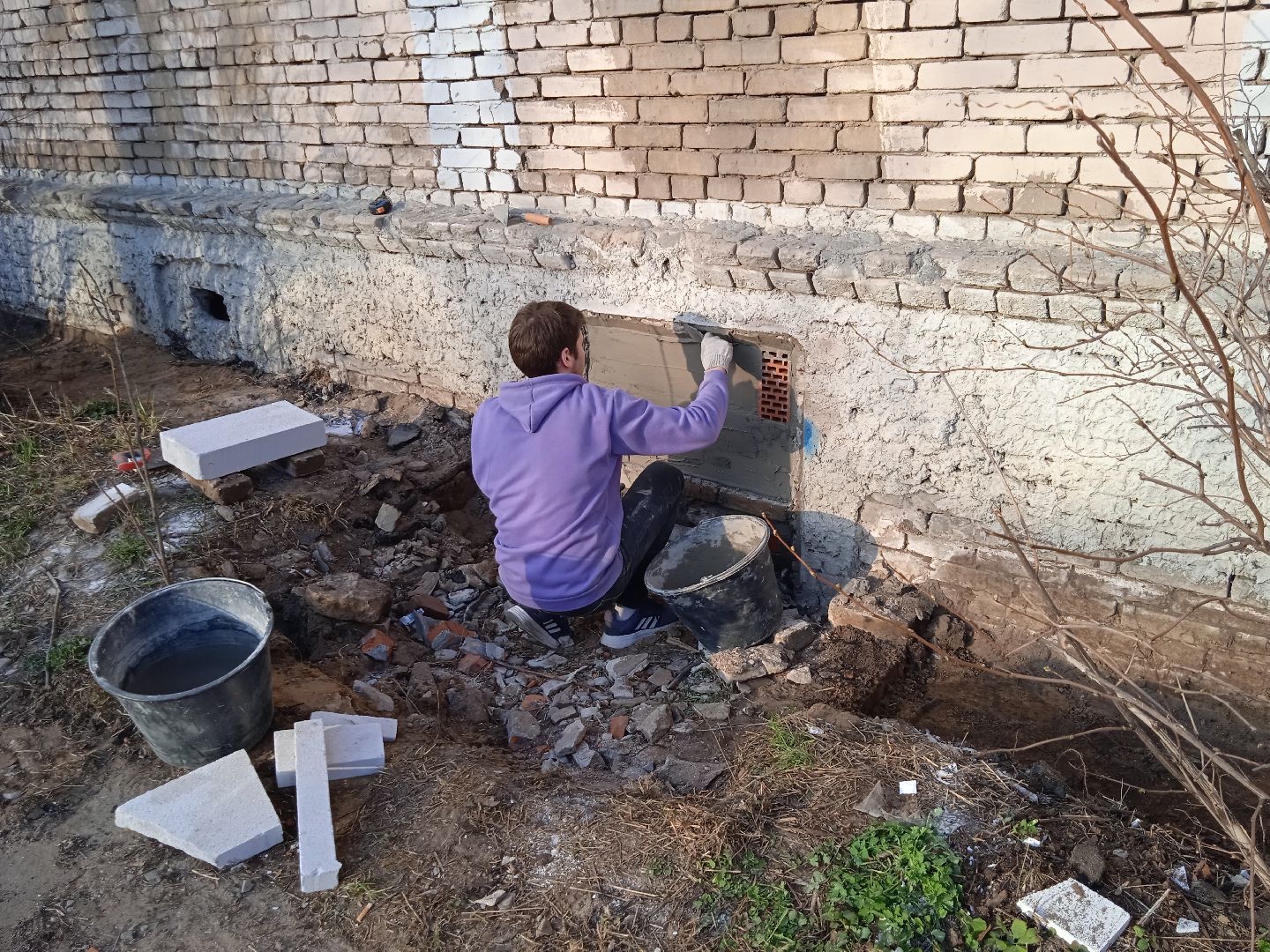 дом, отмостка, ремонт, перемены, Жуковский