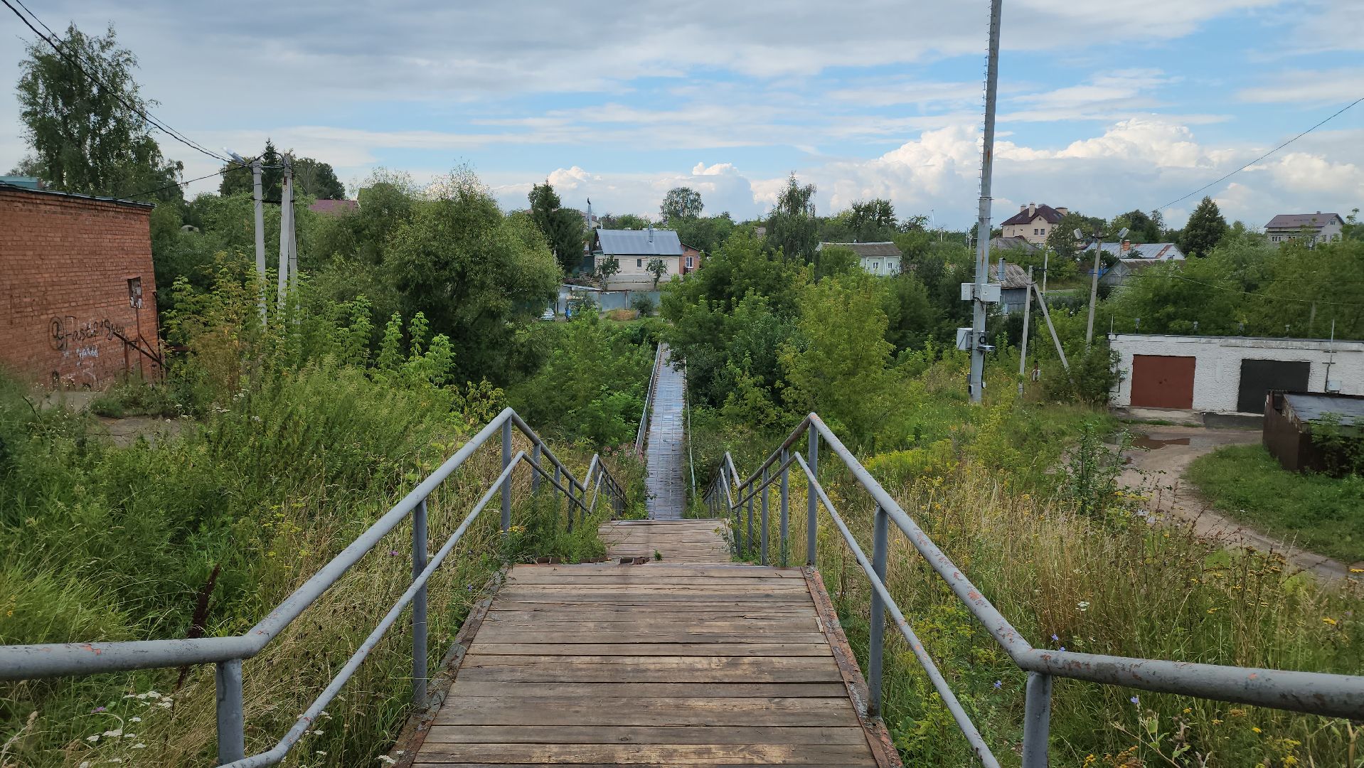 кашира, ледово, выездная администрация, покос территории, ремонт моста, уборка территории,