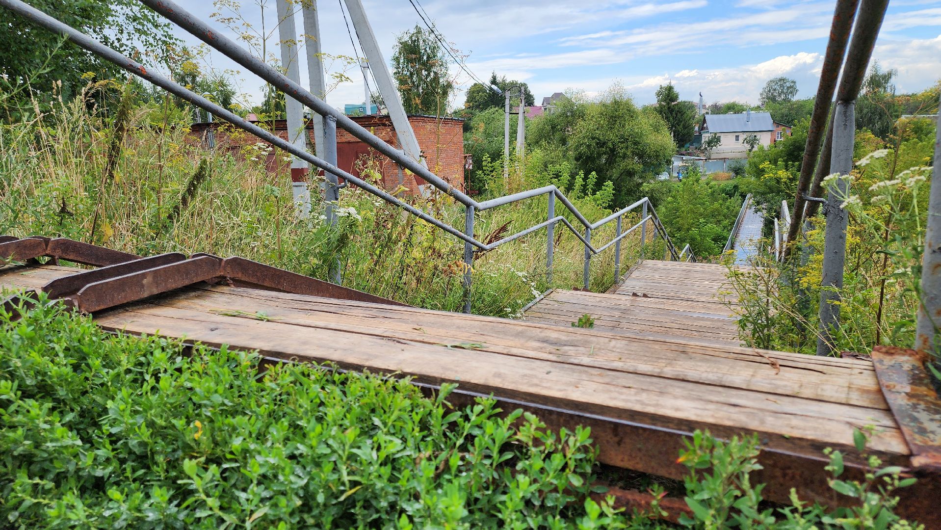 кашира, ледово, выездная администрация, покос территории, ремонт моста, уборка территории,