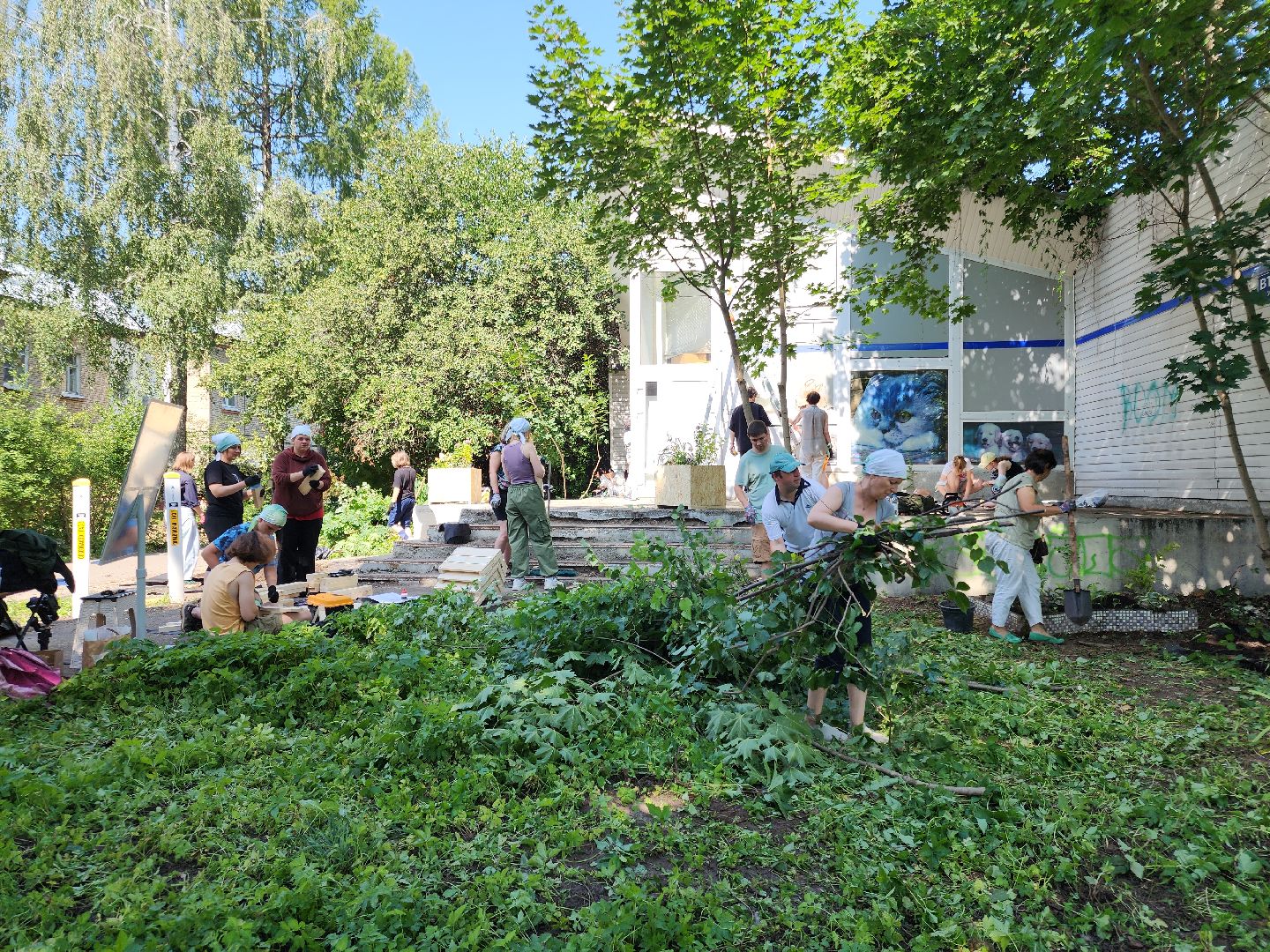 Черноголовка, оранжерея, Арт-субботник, жкх,