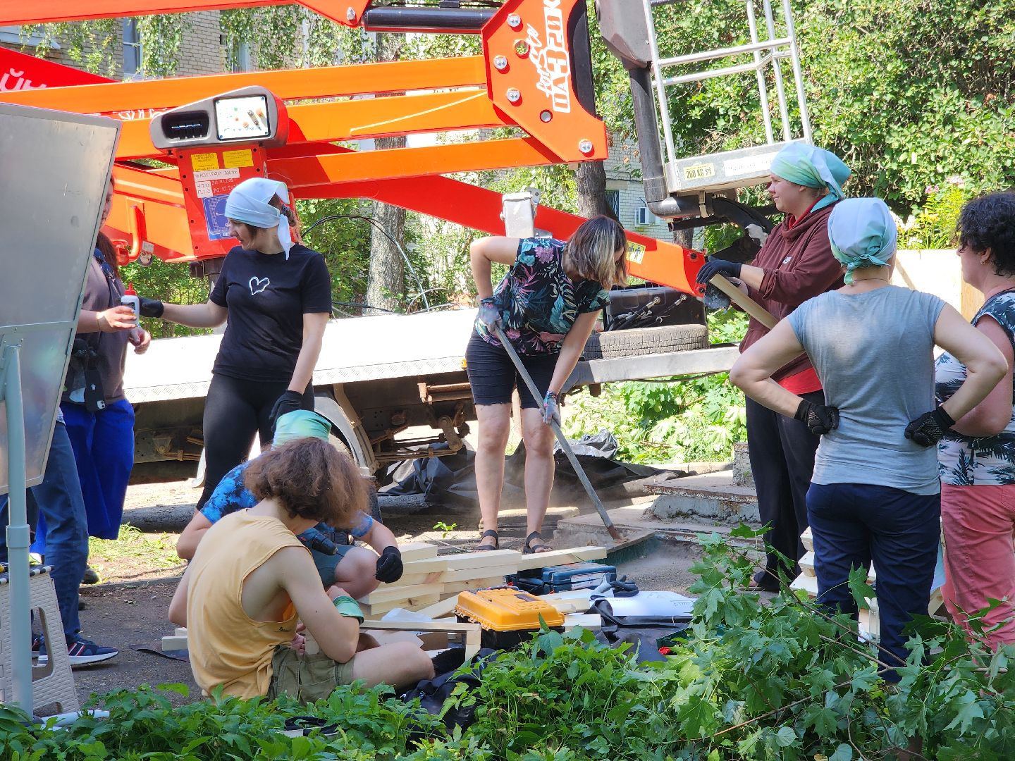 Черноголовка, оранжерея, Арт-субботник, жкх,