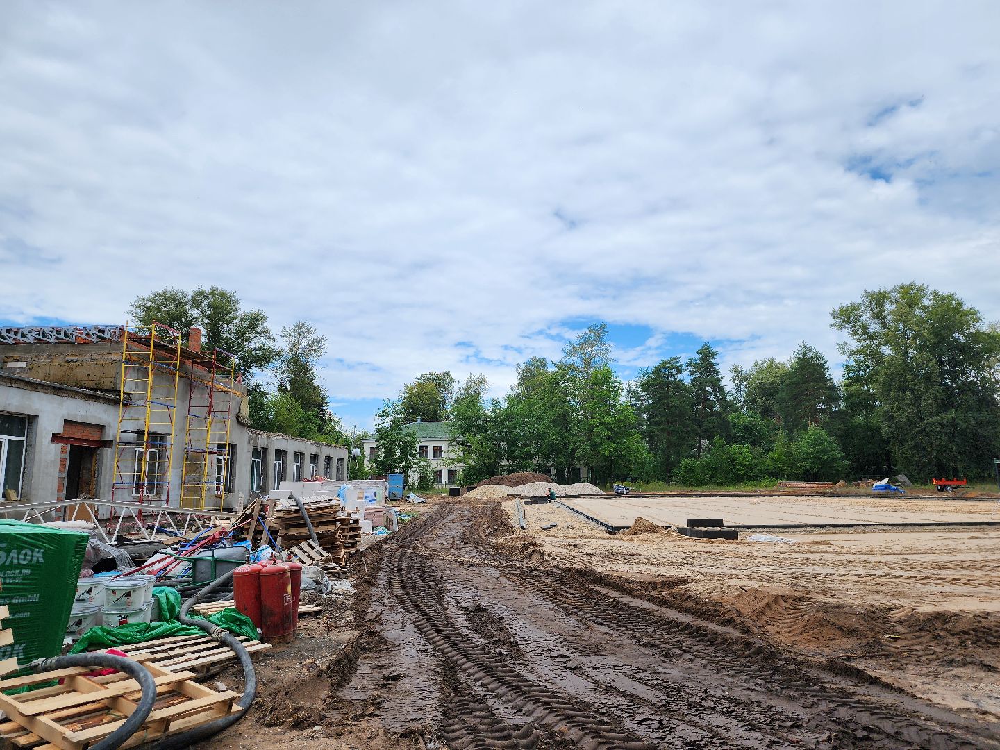 Дубна, Строительство, Школа, Капремонт,