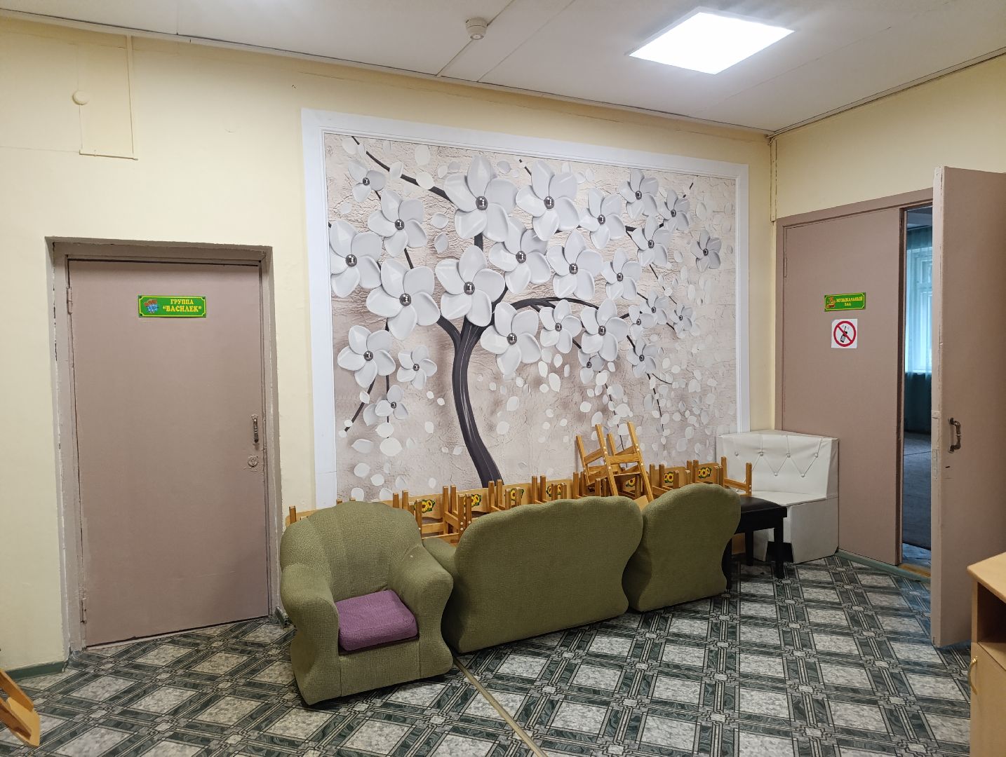 Бронницы, Детский сад Вишенка, Ремонт в дошкольном учреждении Бронниц, Подготовка к новому учебному году,