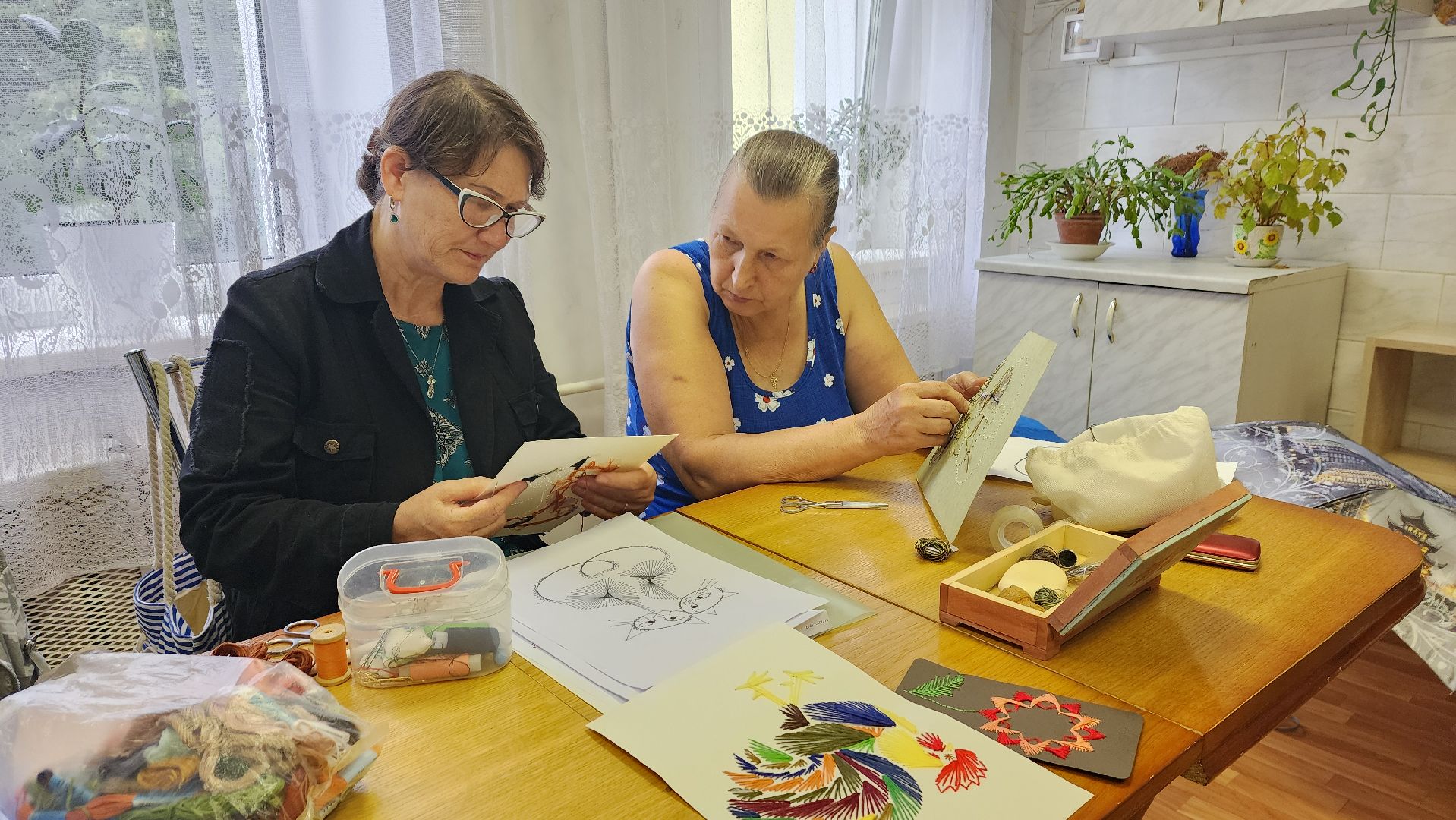 пушкино, активное долголетие, мастер-класс, вышивка, реабилитационный центр, социальная адаптация,