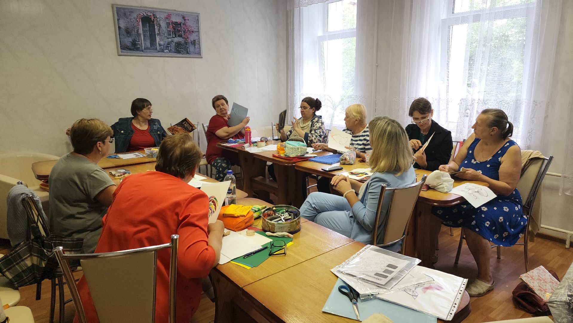 пушкино, активное долголетие, мастер-класс, вышивка, реабилитационный центр, социальная адаптация,