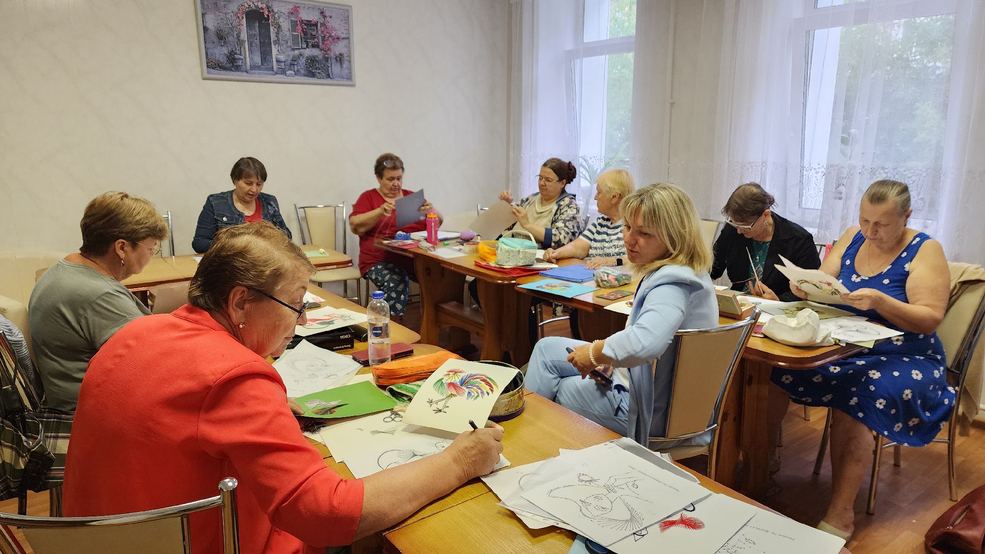 пушкино, активное долголетие, мастер-класс, вышивка, реабилитационный центр, социальная адаптация,