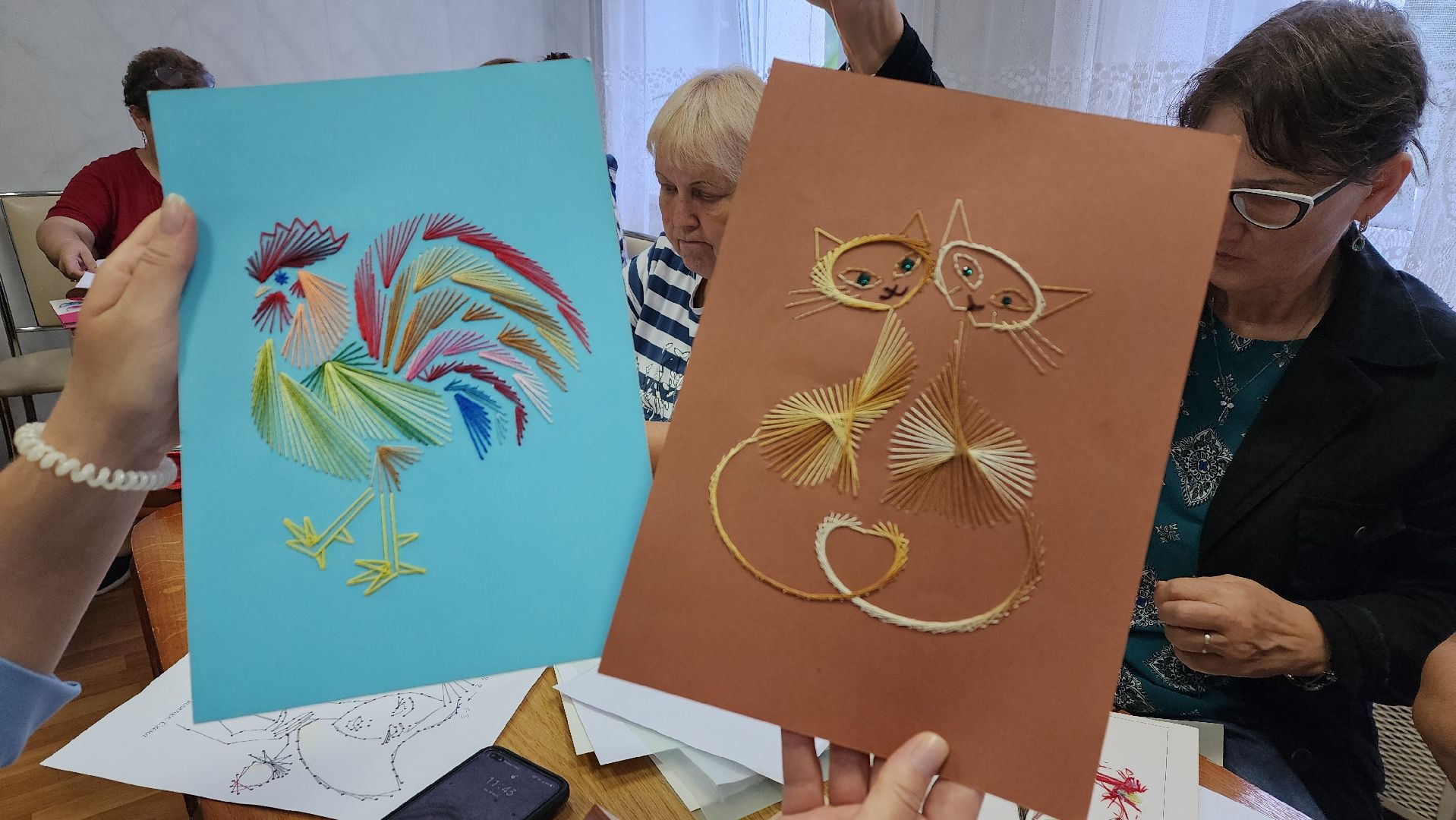пушкино, активное долголетие, мастер-класс, вышивка, реабилитационный центр, социальная адаптация,