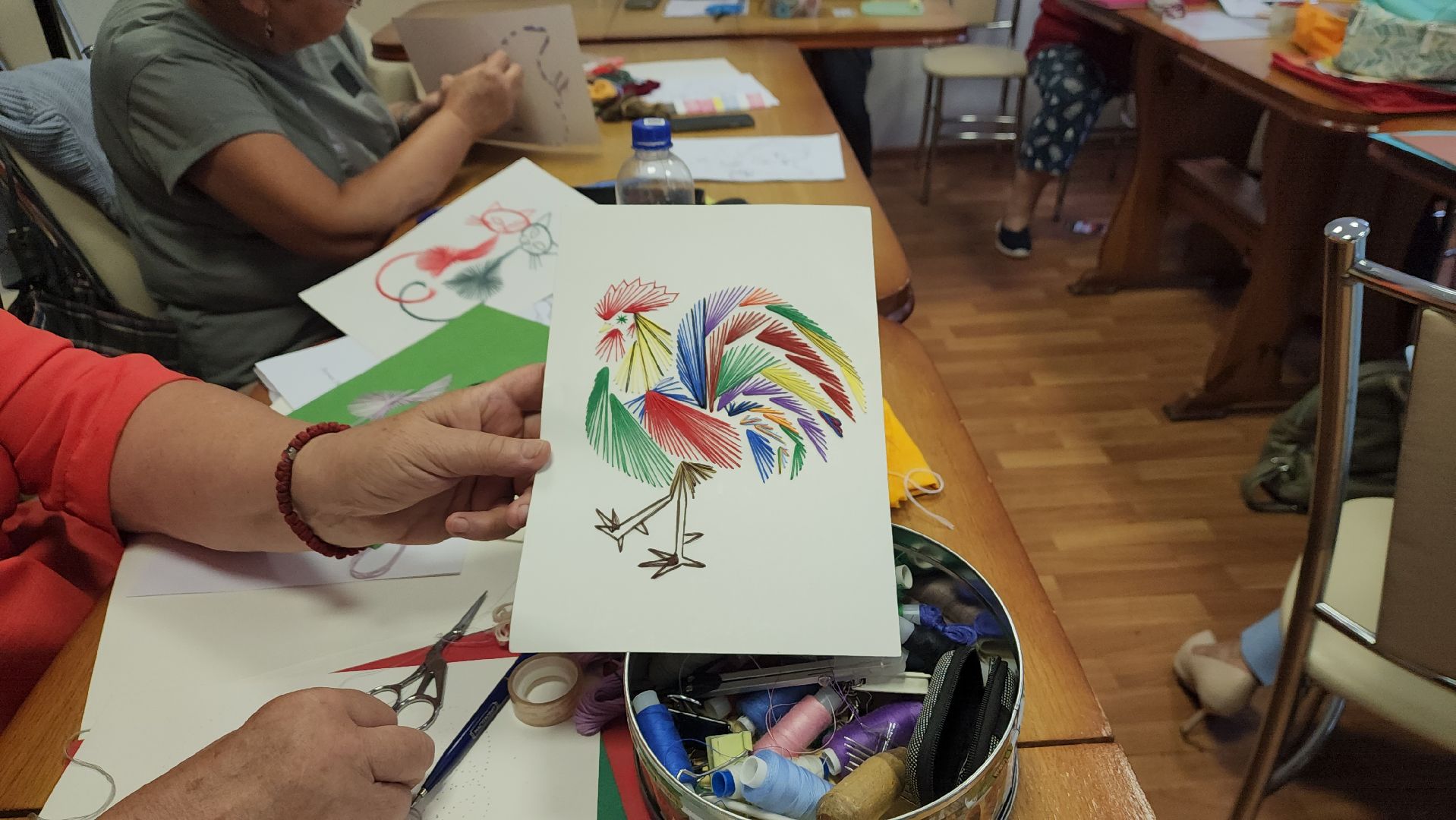 пушкино, активное долголетие, мастер-класс, вышивка, реабилитационный центр, социальная адаптация,