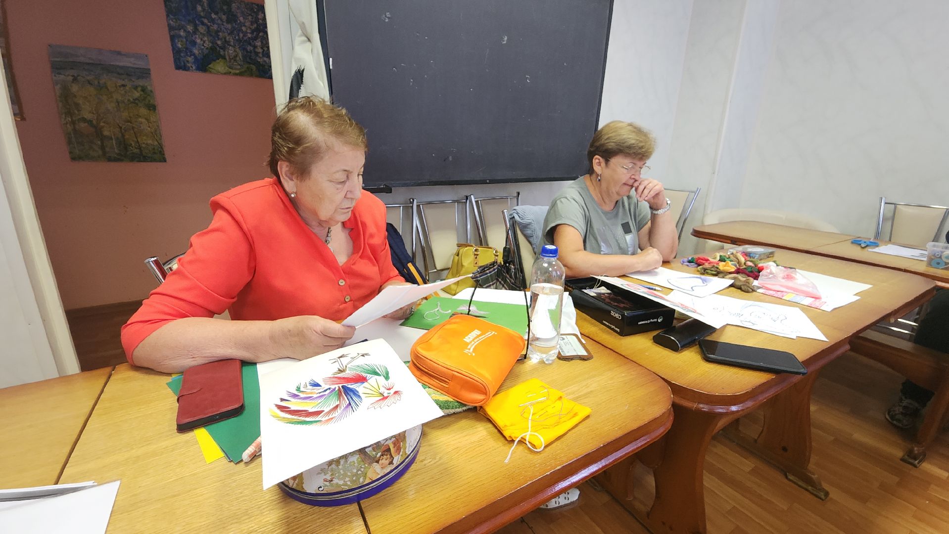пушкино, активное долголетие, мастер-класс, вышивка, реабилитационный центр, социальная адаптация,
