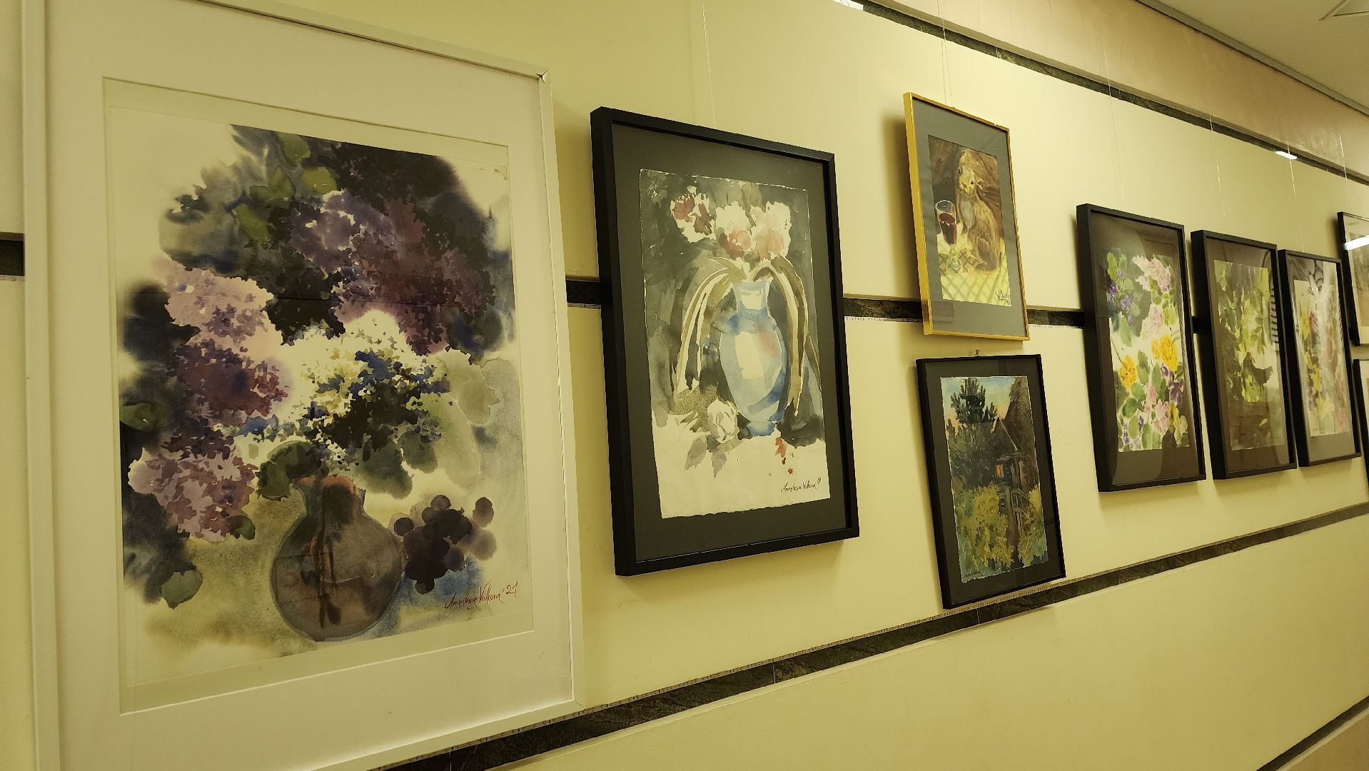 пушкино, художественная выставка, акварель, лето, живопись, культура подмосковья, художник,