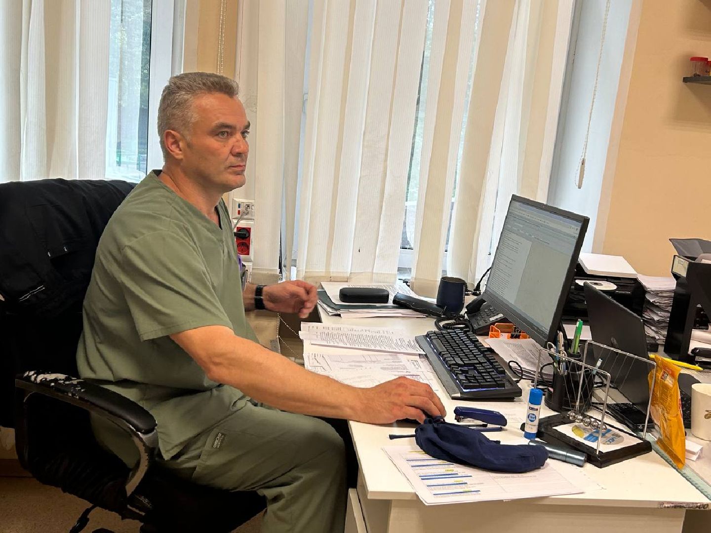 практика студентов, больница,