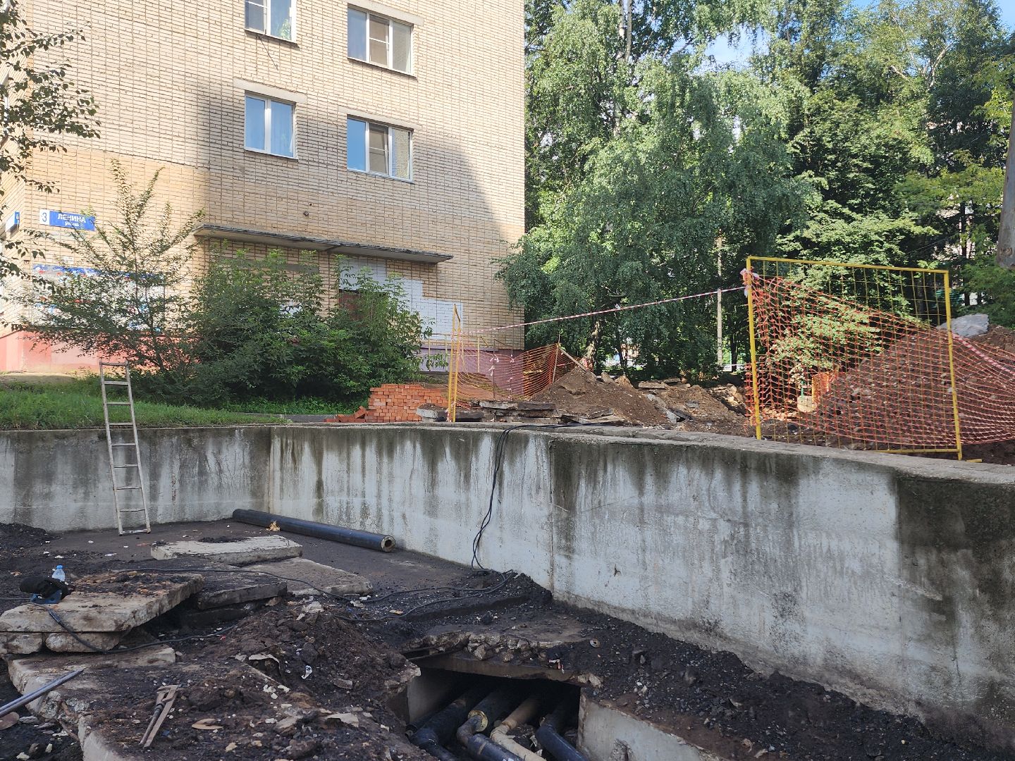 теплотрасса, замена теплосетей,