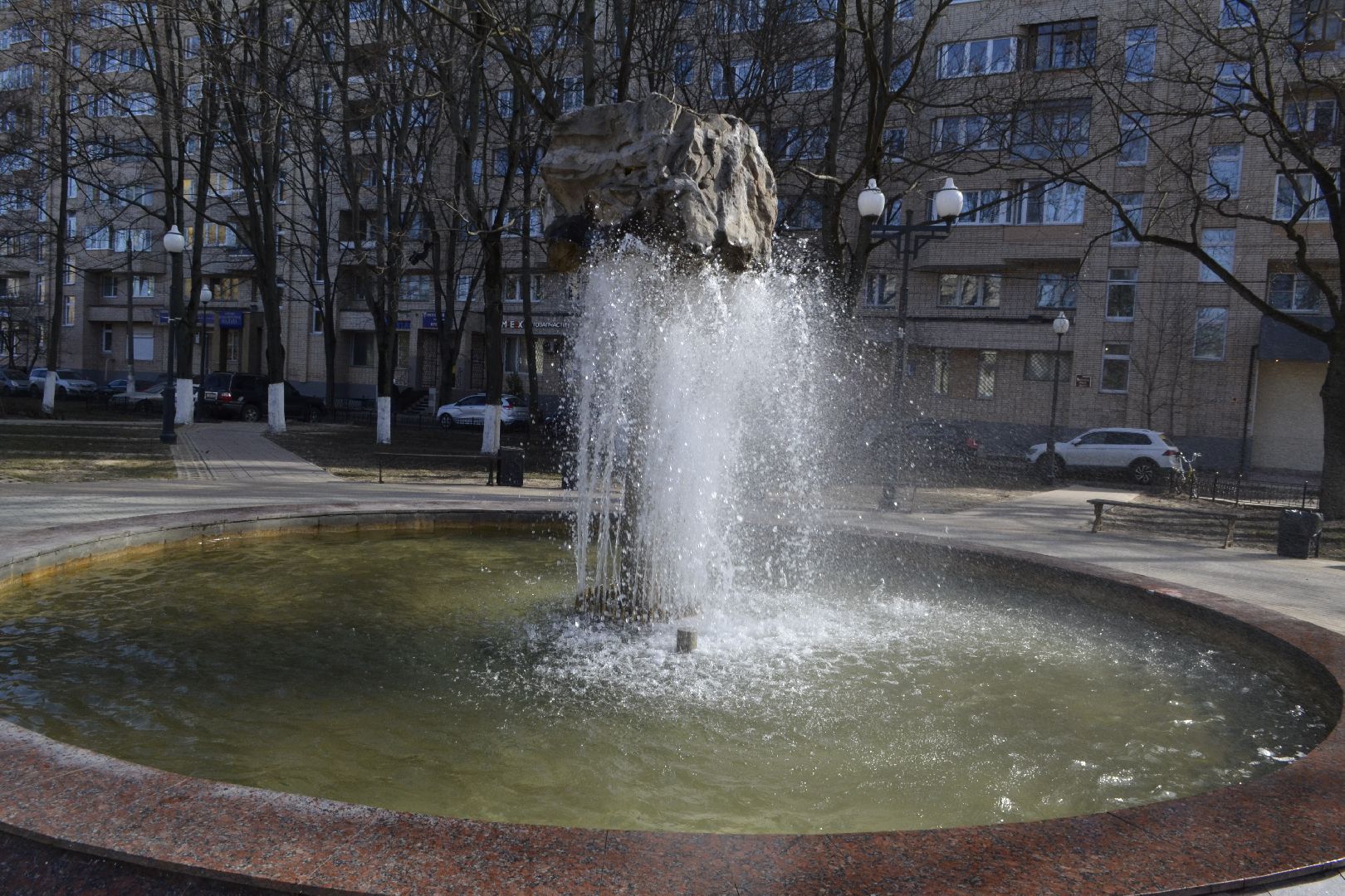 Балашиха, Подмосковье, фонтаны, Глыба, благоустройство