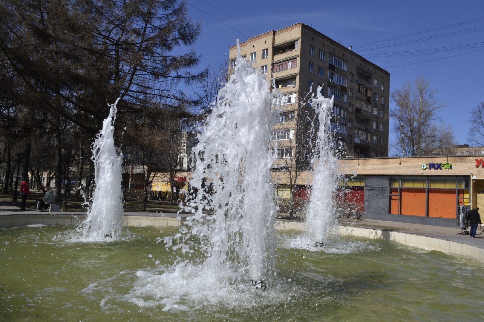 Балашиха, Подмосковье, фонтаны, Глыба, благоустройство
