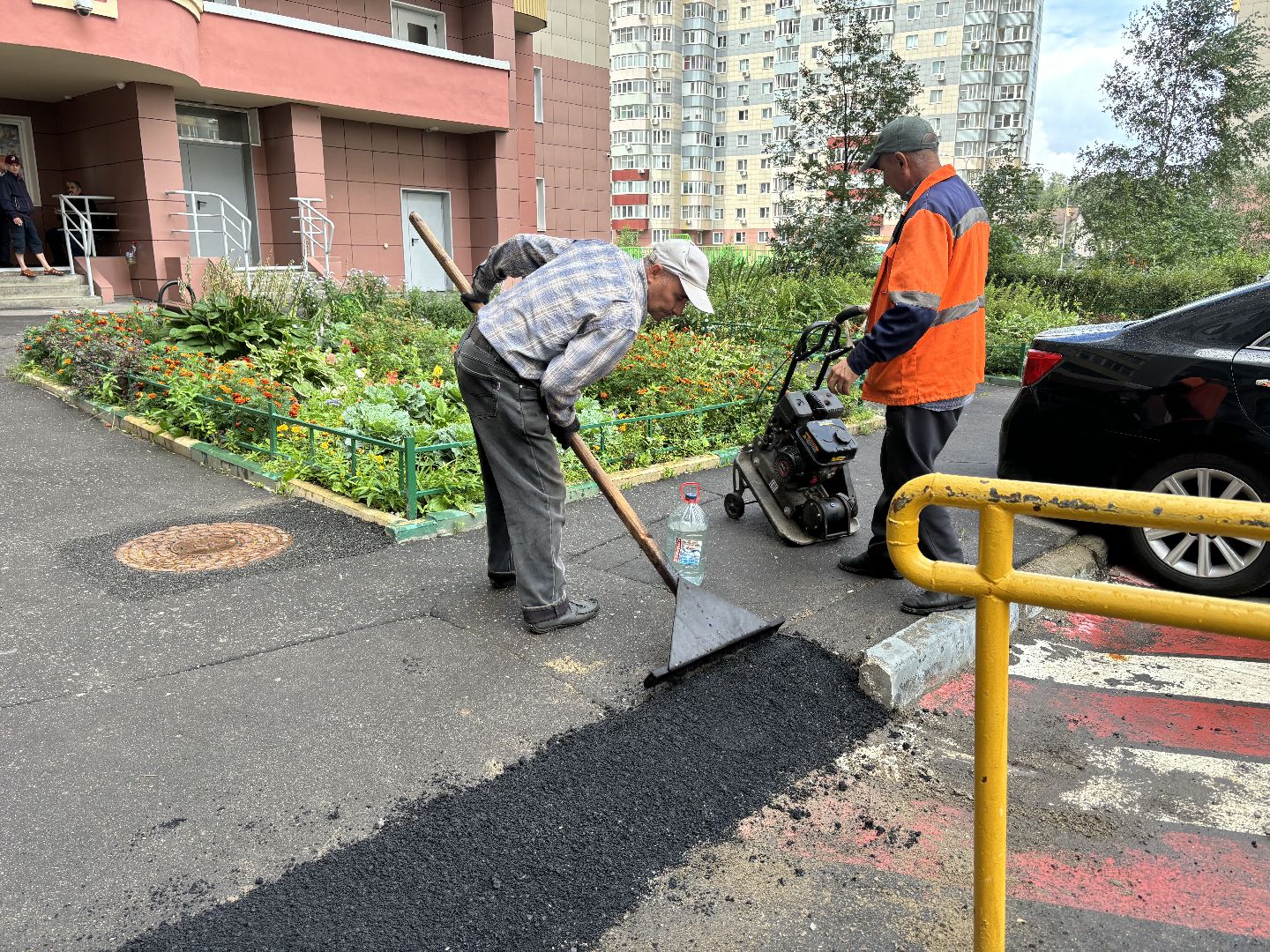 ямочный ремонт, дороги,