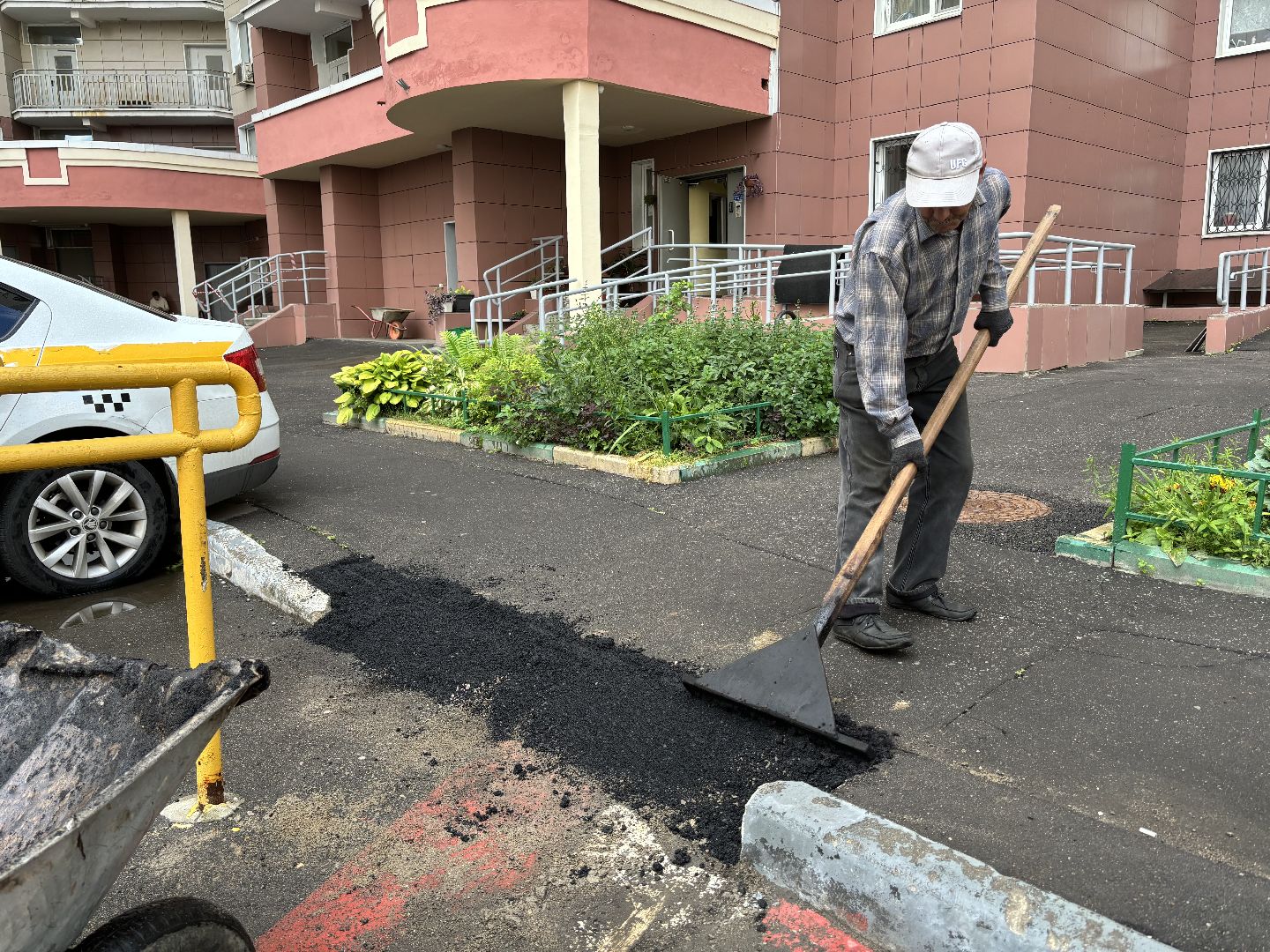 ямочный ремонт, дороги,