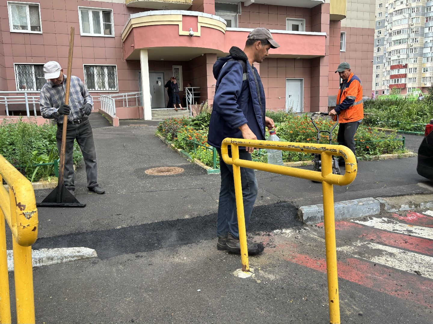 ямочный ремонт, дороги,