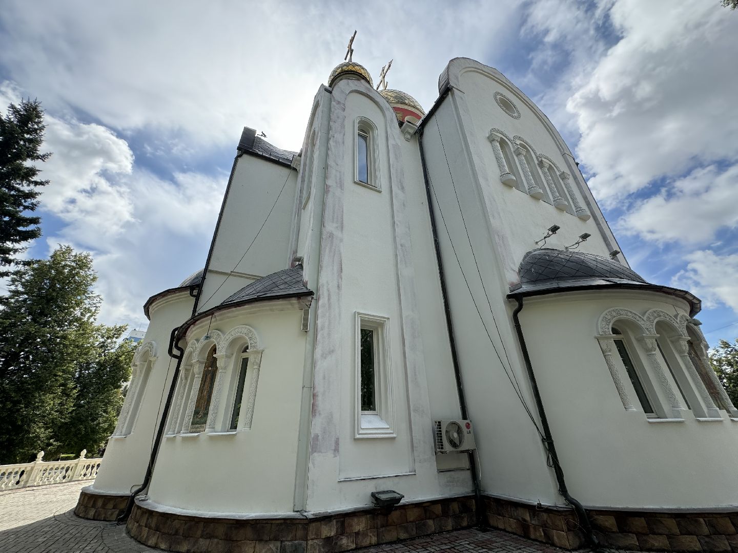 Реконструкция храма в Видном, храм георгия победоносца, ремонт храма, ленинский округ, православие,церковь,