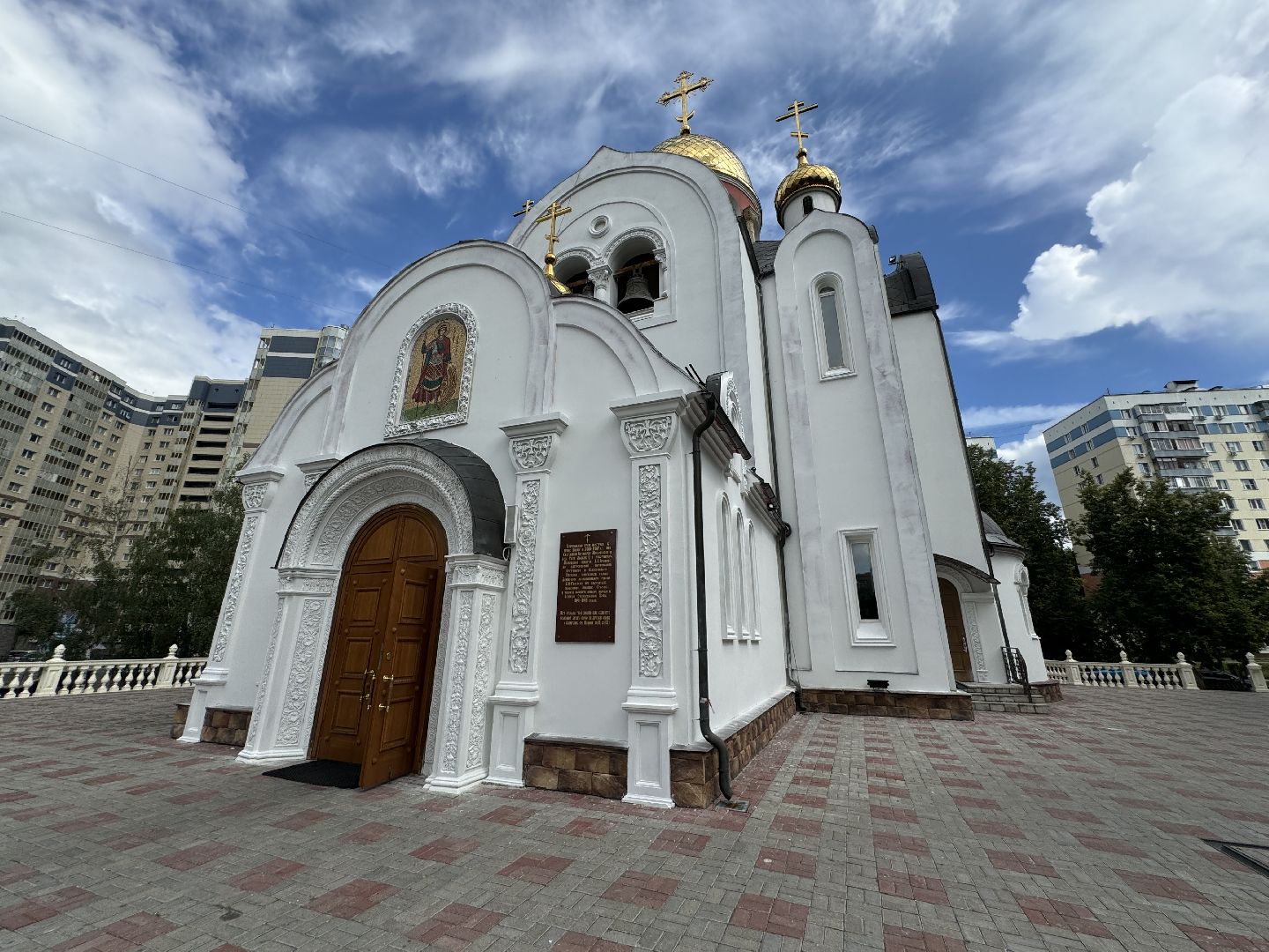 Реконструкция храма в Видном, храм георгия победоносца, ремонт храма, ленинский округ, православие,церковь,