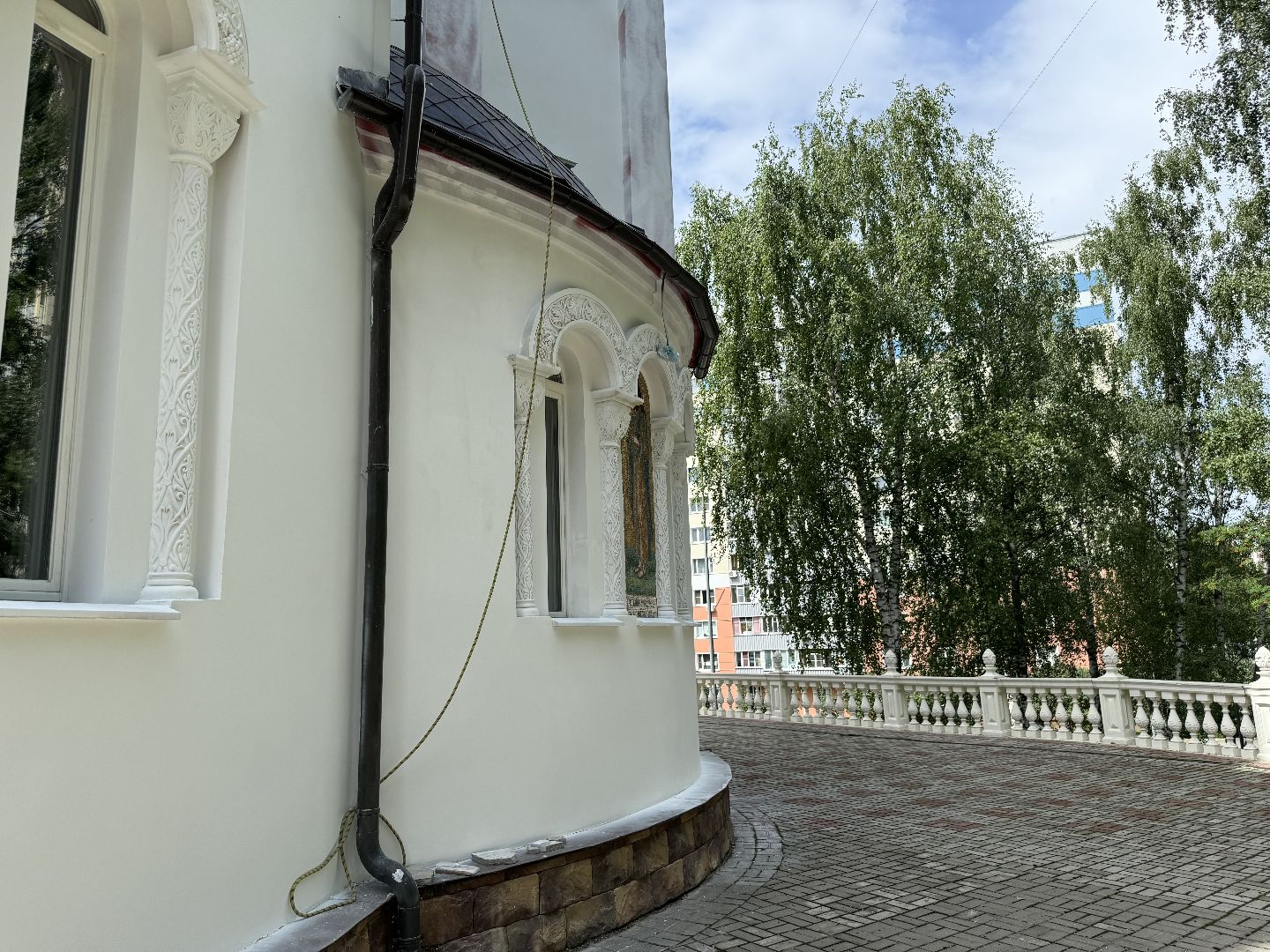 Реконструкция храма в Видном, храм георгия победоносца, ремонт храма, ленинский округ, православие,церковь,