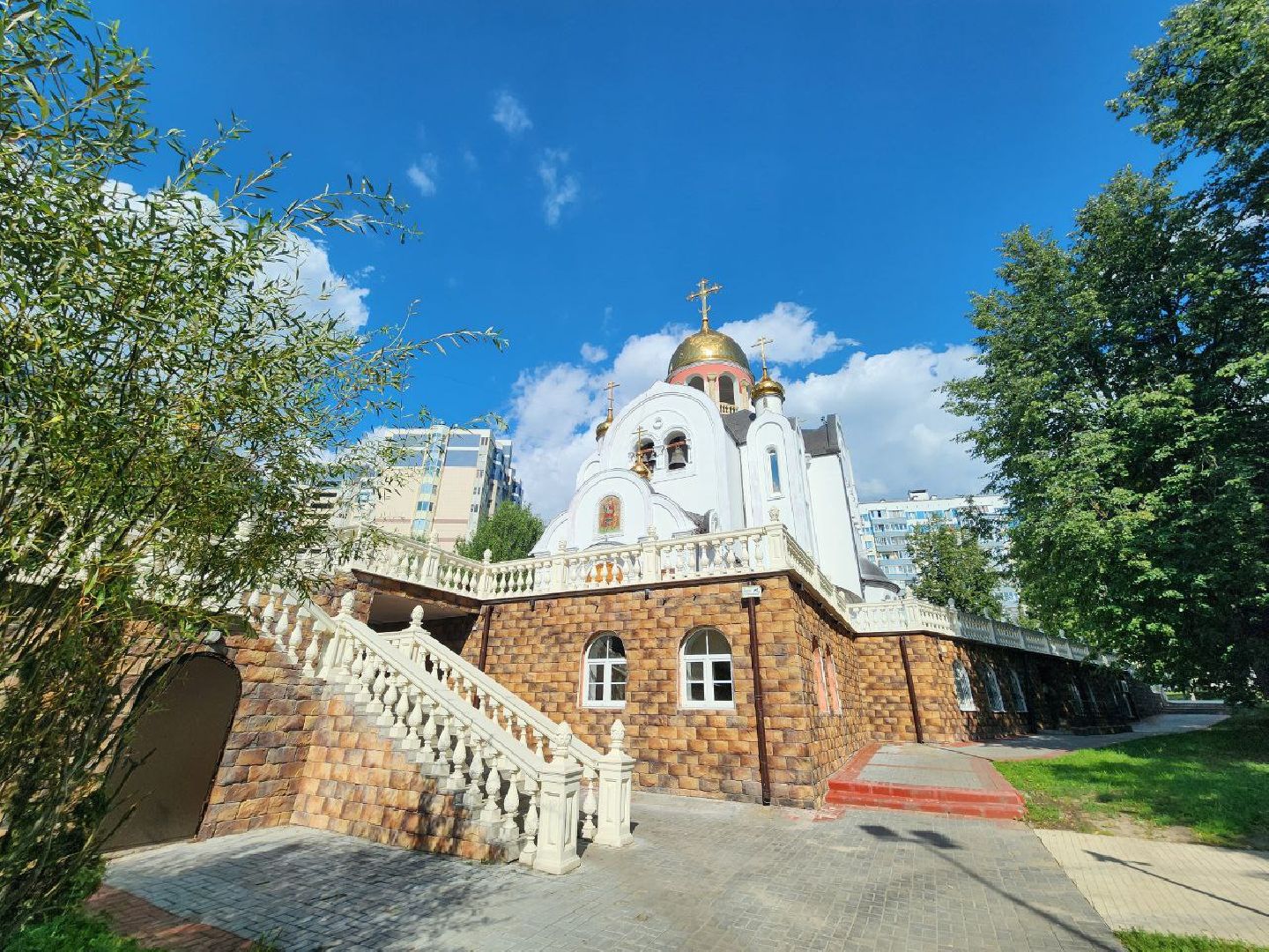 Реконструкция храма в Видном, храм георгия победоносца, ремонт храма, ленинский округ, православие,церковь,