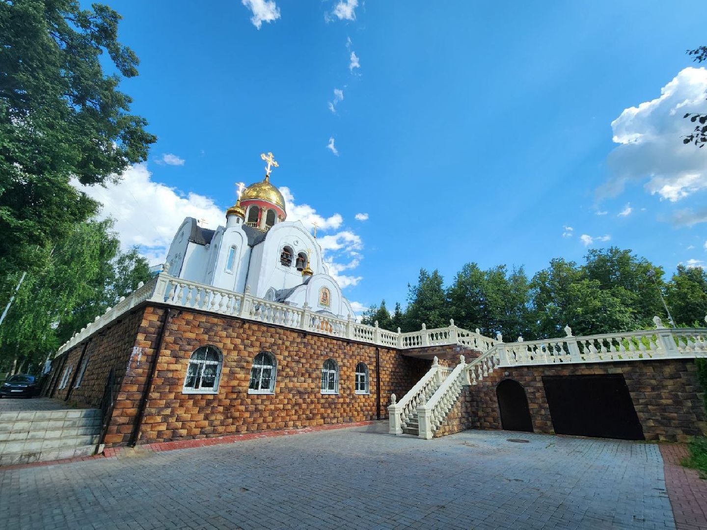 Реконструкция храма в Видном, храм георгия победоносца, ремонт храма, ленинский округ, православие,церковь,