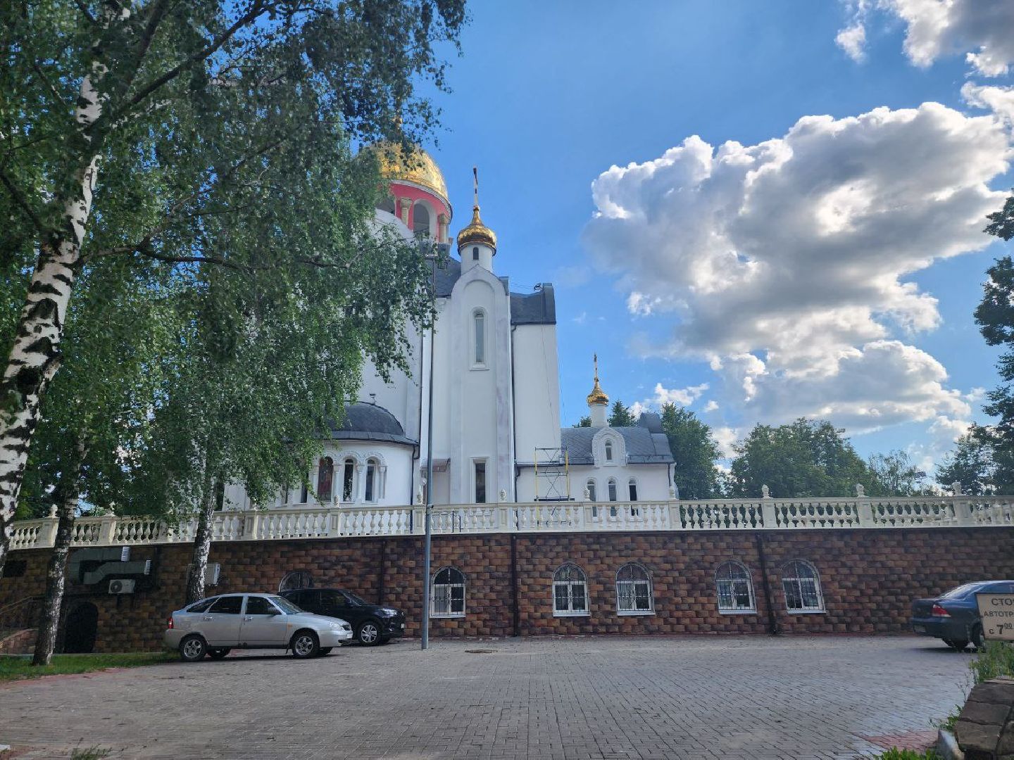 Реконструкция храма в Видном, храм георгия победоносца, ремонт храма, ленинский округ, православие,церковь,